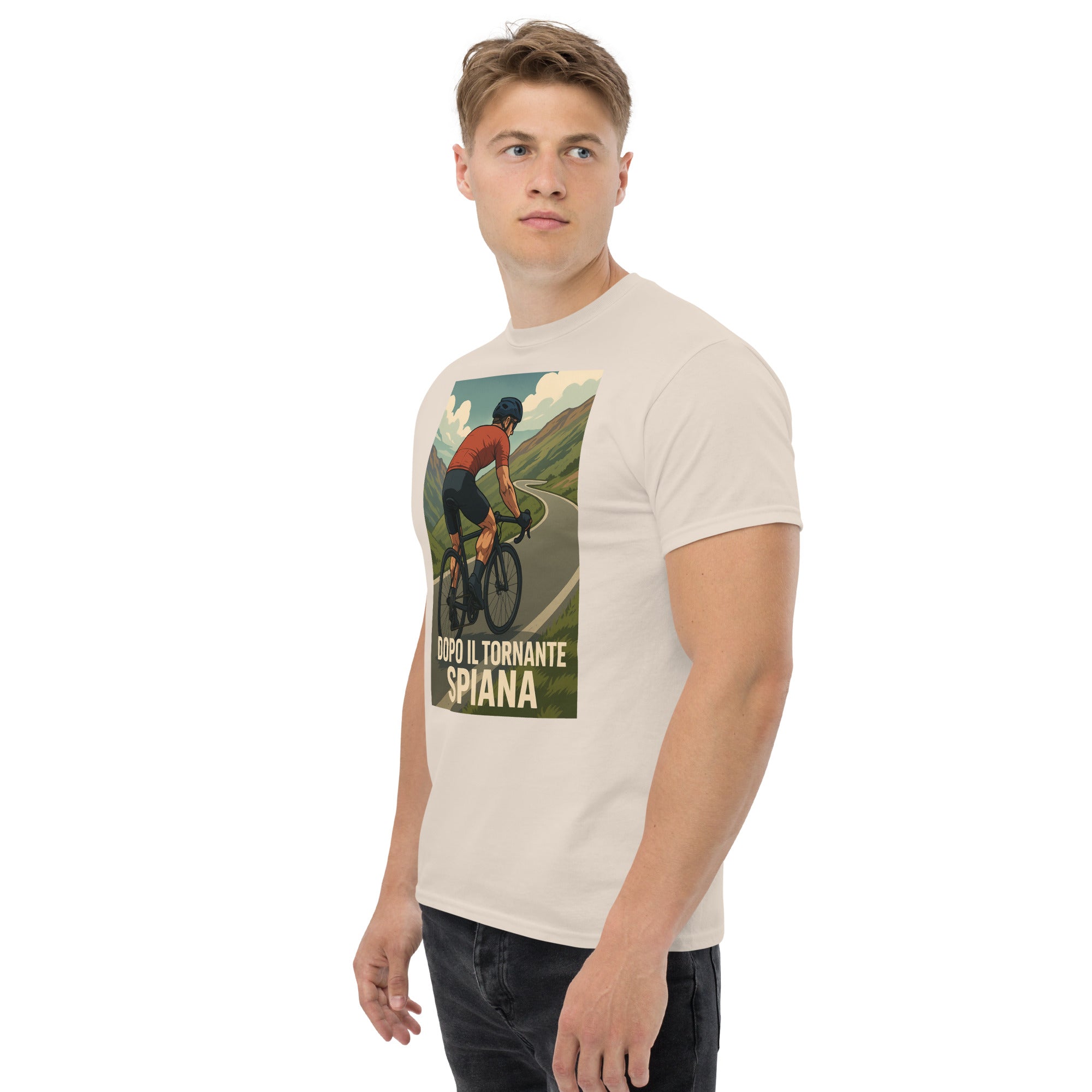 T-shirt Unisex Dopo il tornante spiana-DTG-Biiply-Biiply