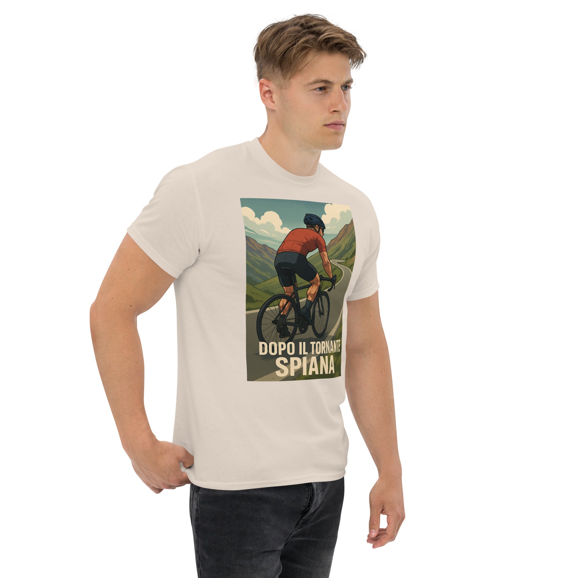 T-shirt Unisex Dopo il tornante spiana-DTG-Biiply-Biiply