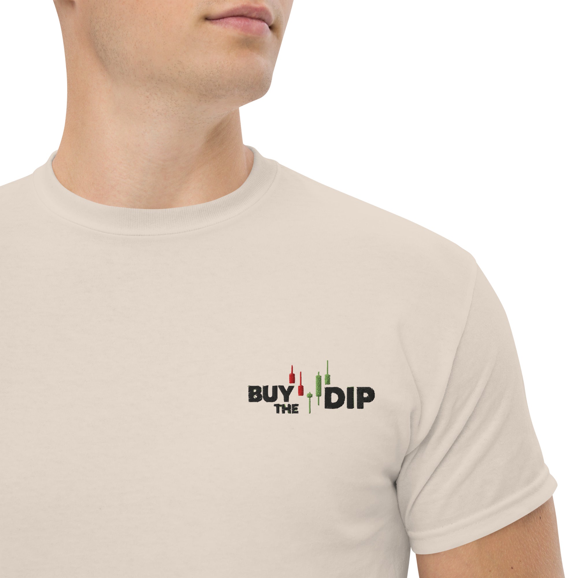 T-shirt Unisex Buy The Dip-Ricamati-Biiply-Naturale-S-Biiply