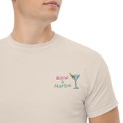 T-shirt Ricamata Unisex Bikini & Martini-Ricamati-Biiply-Naturale-S-Biiply