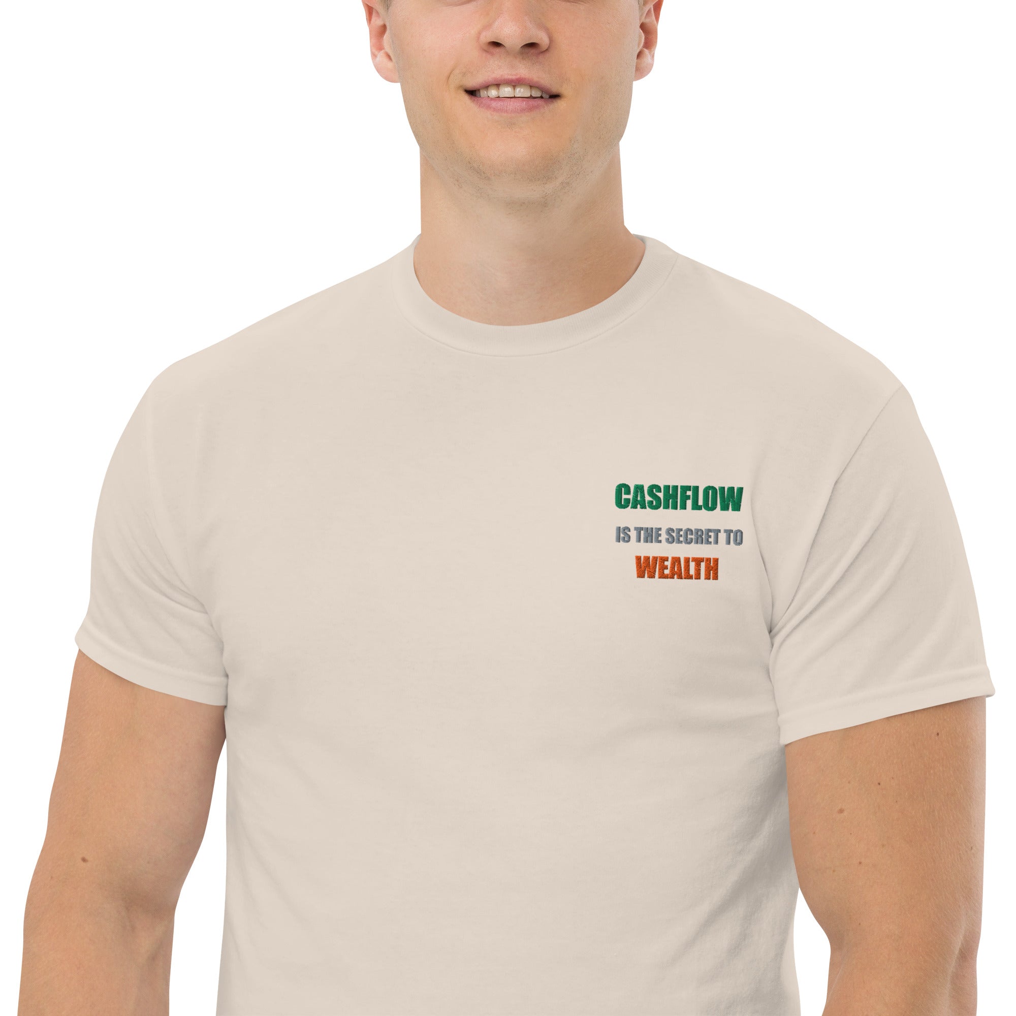 T-shirt Unisex Cashflow Secret to Wealth-Ricamati-Biiply-Biiply