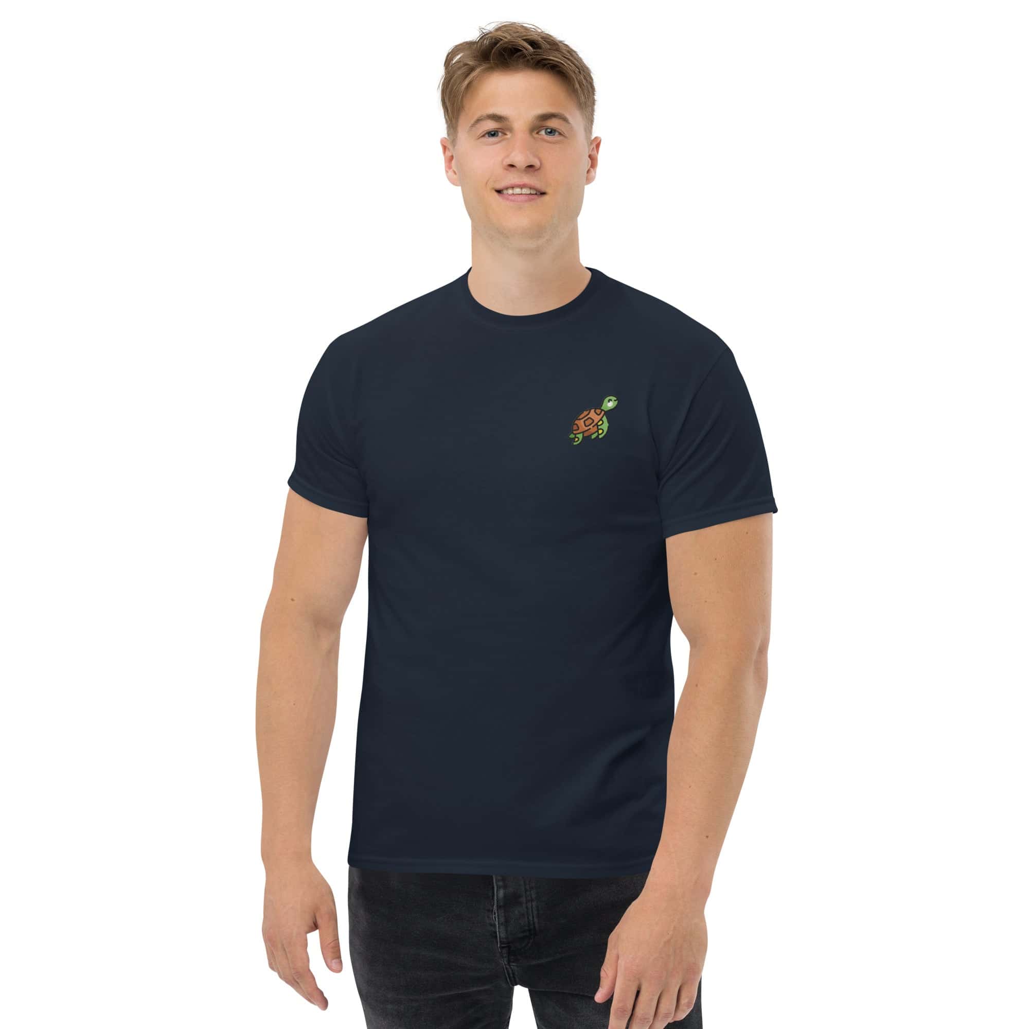 T-shirt Unisex Tartaruga-Ricamati-Biiply-Biiply