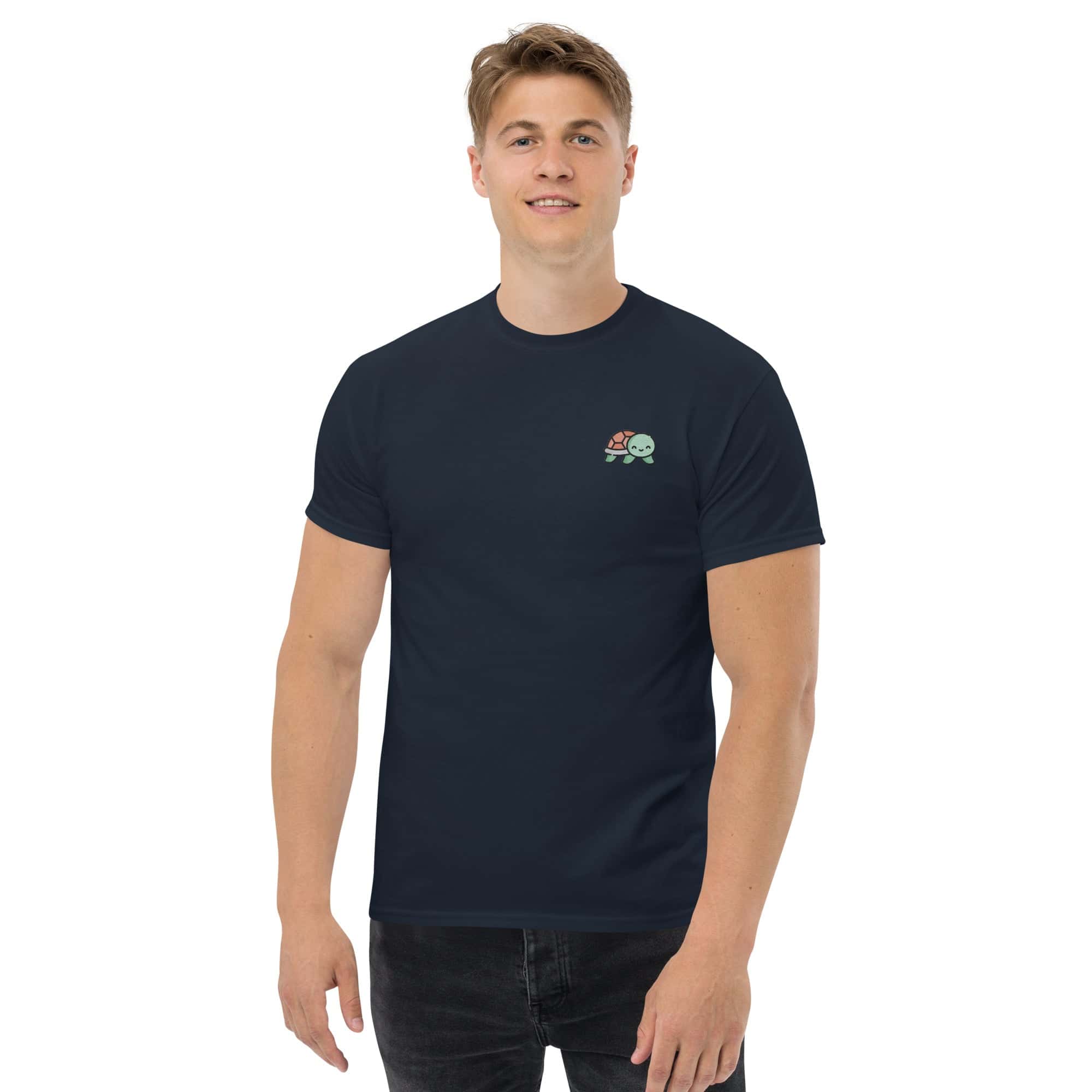 T-shirt Unisex Baby Tartaruga-Ricamati-Biiply-Biiply