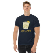 T-shirt Unisex Gin Lemon-DTG-Biiply-Navy-S-Biiply
