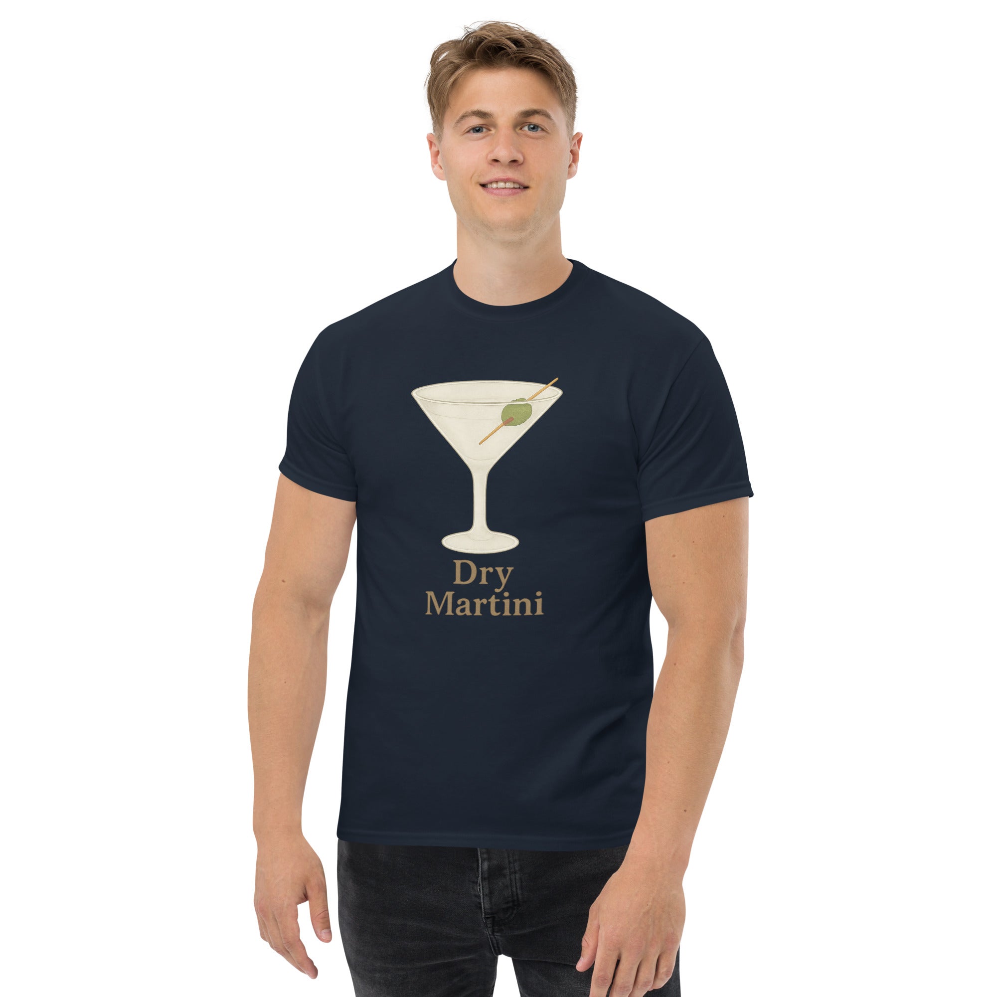 T-shirt Unisex Dry Martini-DTG-Biiply-Navy-S-Biiply