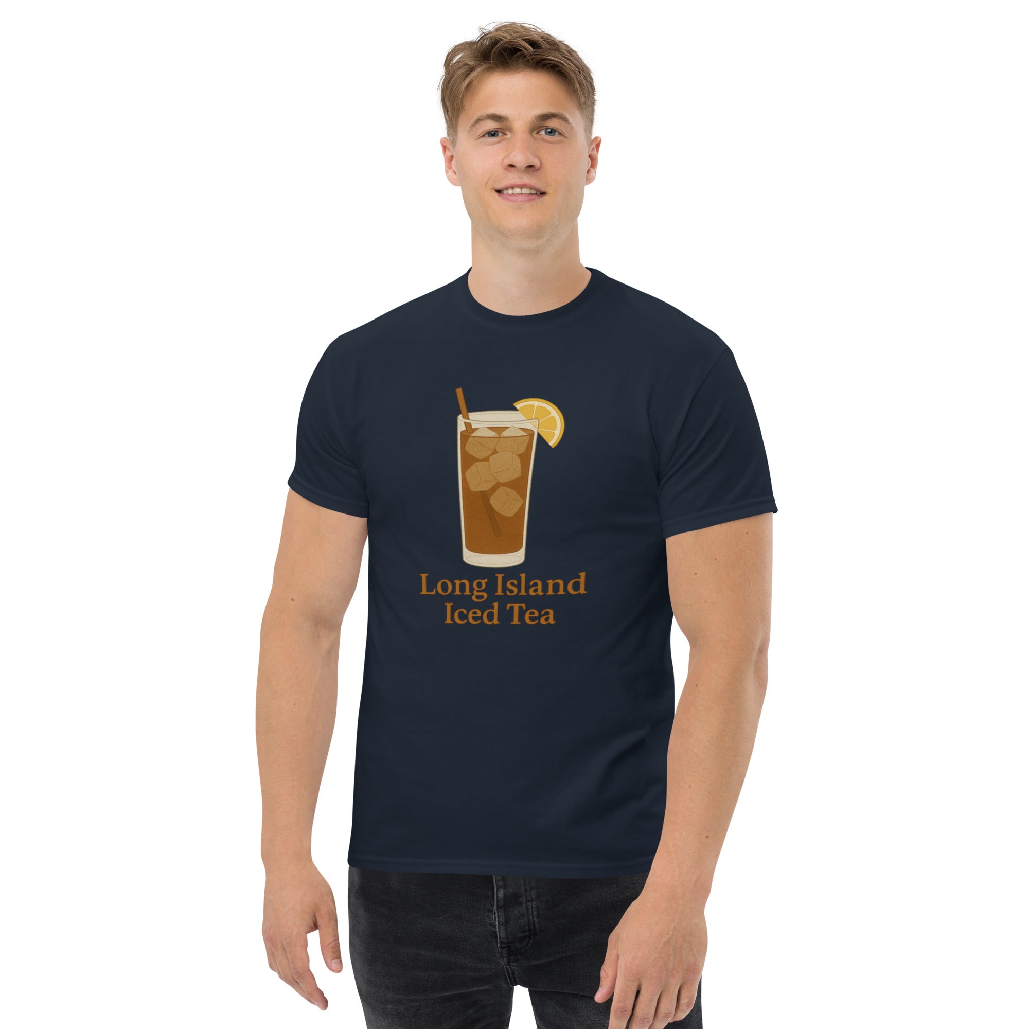 T-shirt Unisex Long Island Iced Tea-DTG-Biiply-Navy-S-Biiply