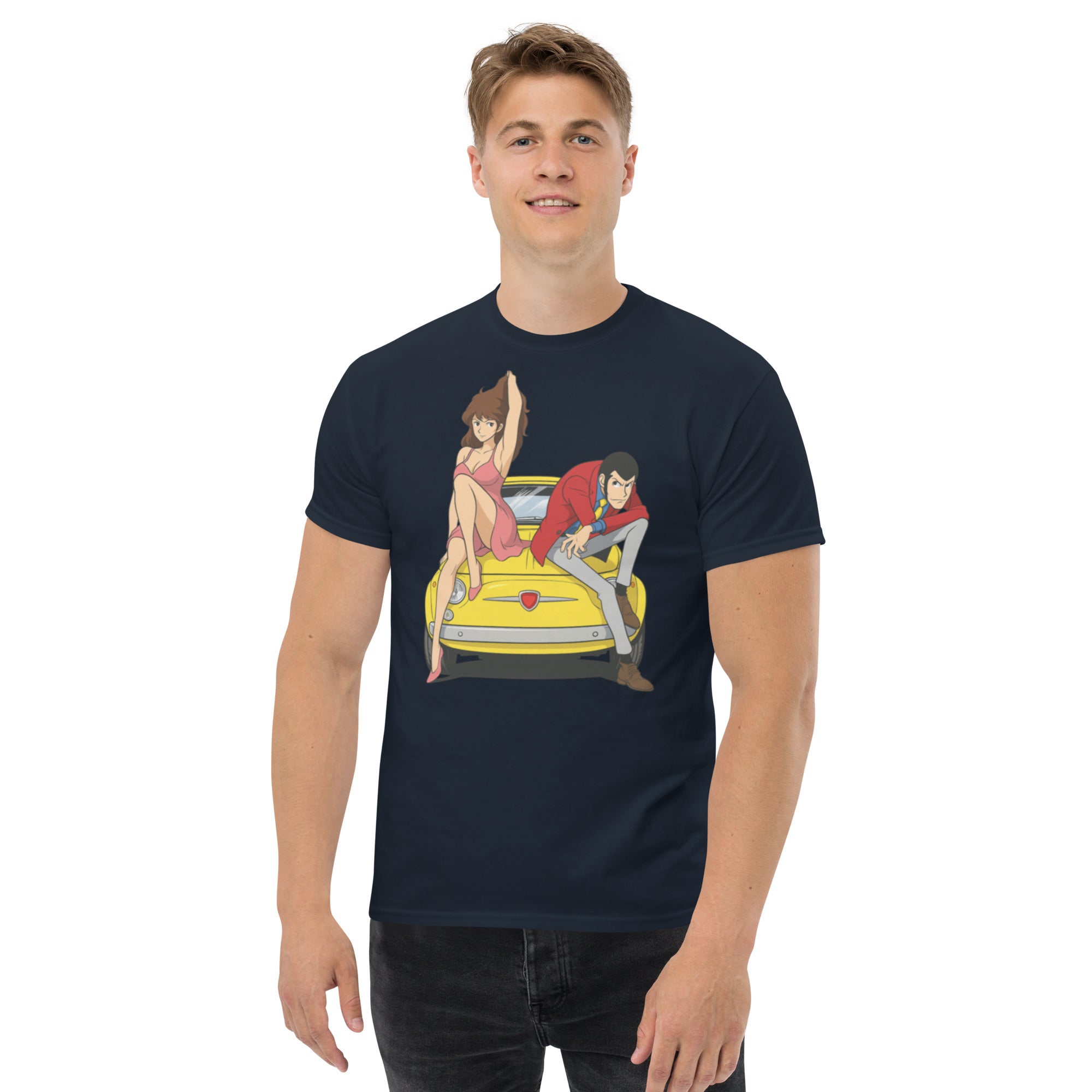 T-shirt Unisex Lupin-DTG-Biiply-Navy-S-Biiply