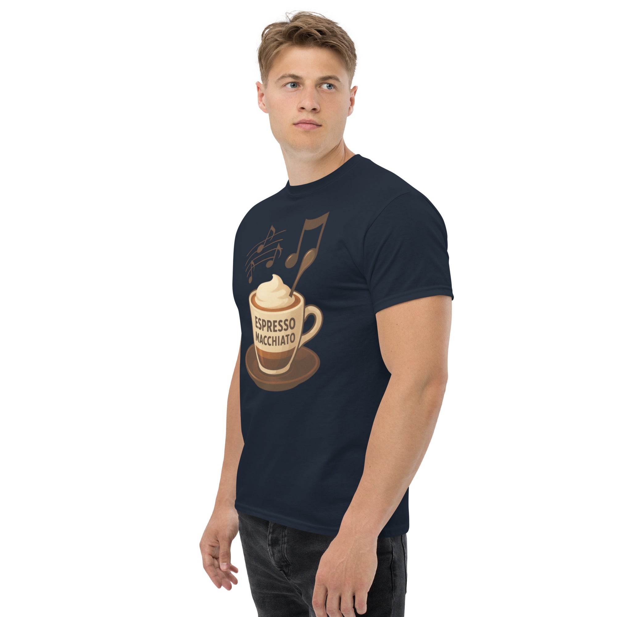 T-shirt Unisex Espresso Macchiato-DTG-Biiply-Biiply