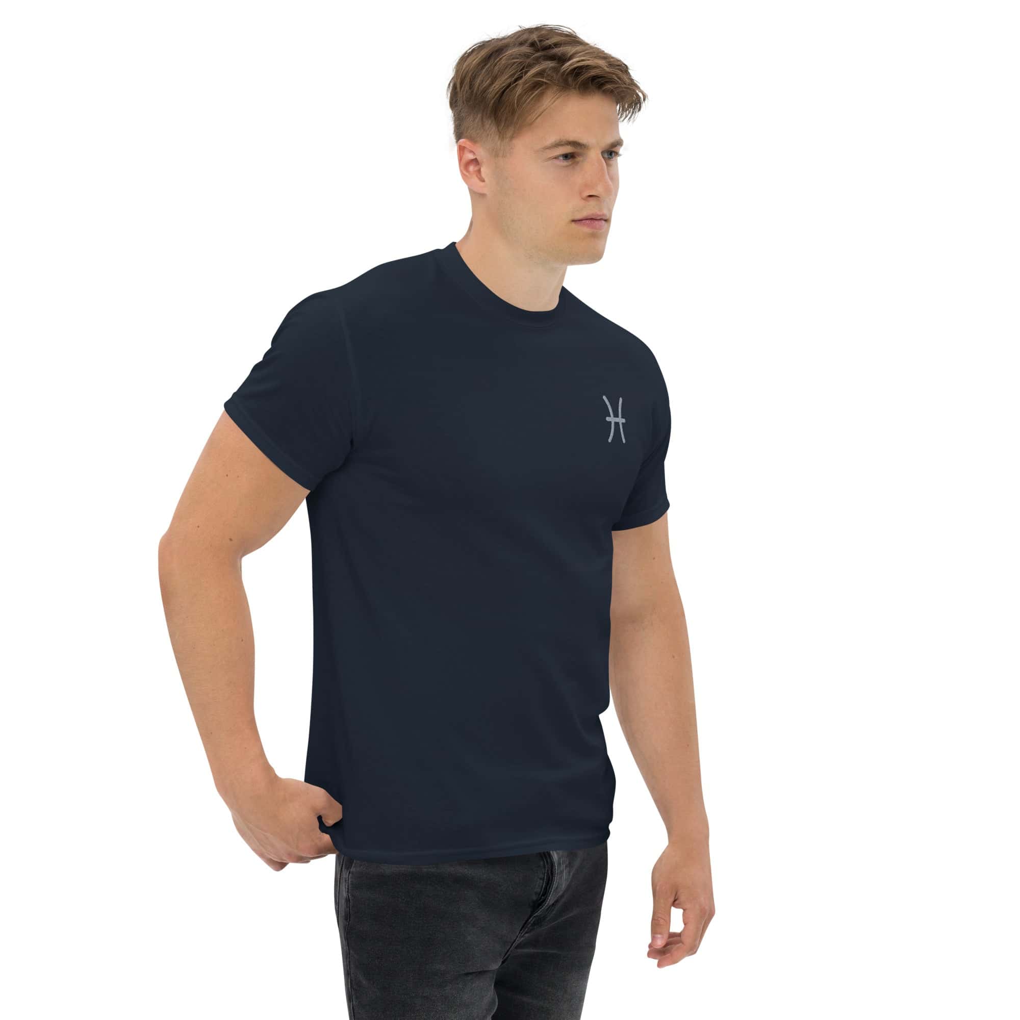 T-shirt Unisex Pesci-Ricamati-Biiply-Biiply
