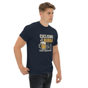 T-shirt Unisex Birra e Ciclismo-DTG-Biiply-Biiply