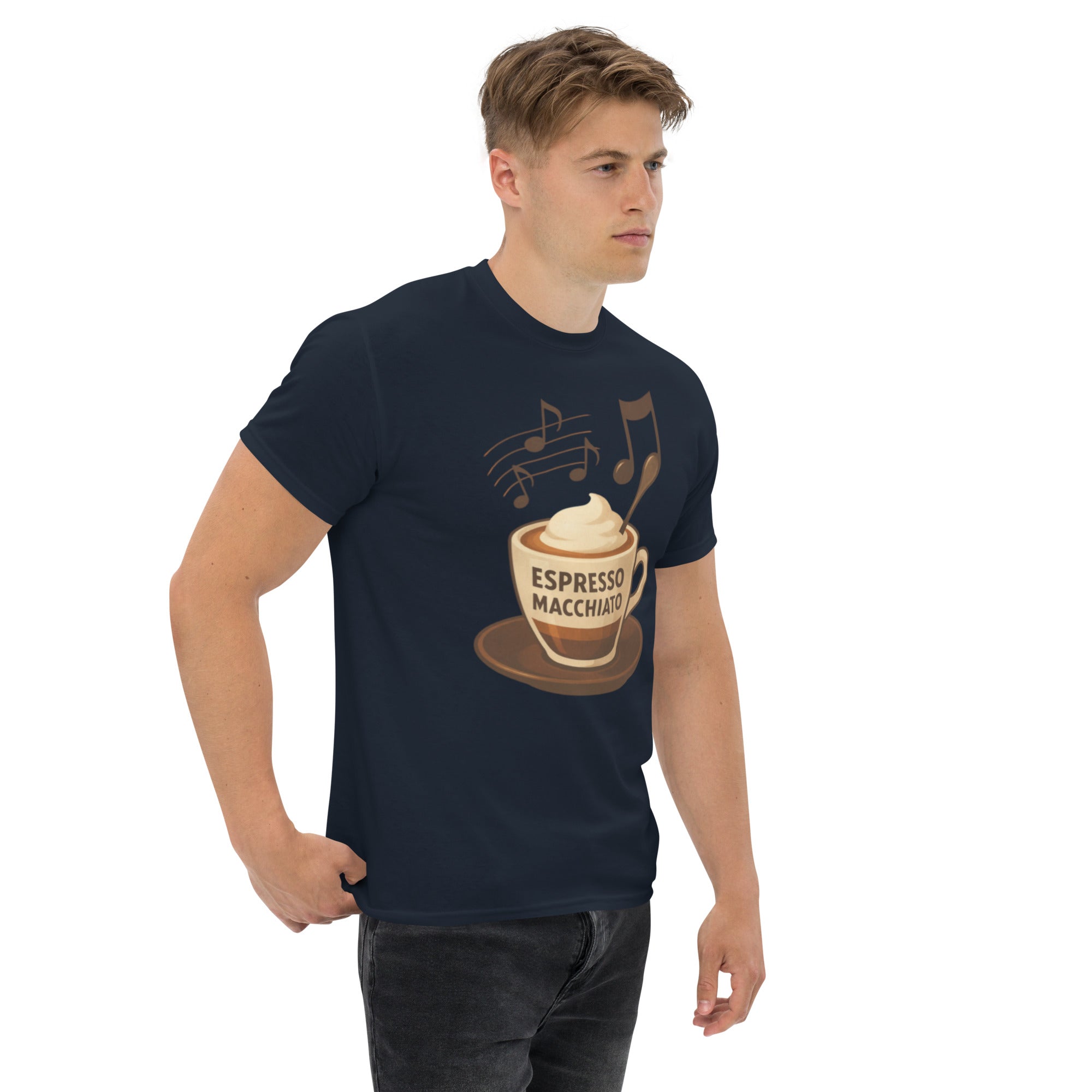 T-shirt Unisex Espresso Macchiato-DTG-Biiply-Biiply