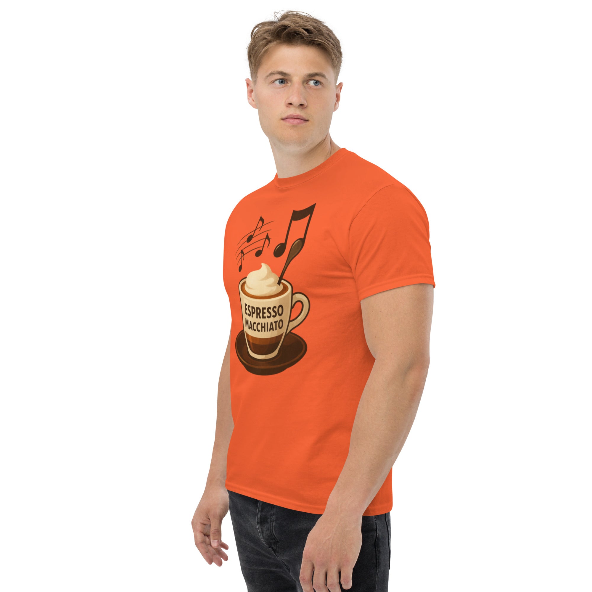 T-shirt Unisex Espresso Macchiato-DTG-Biiply-Biiply