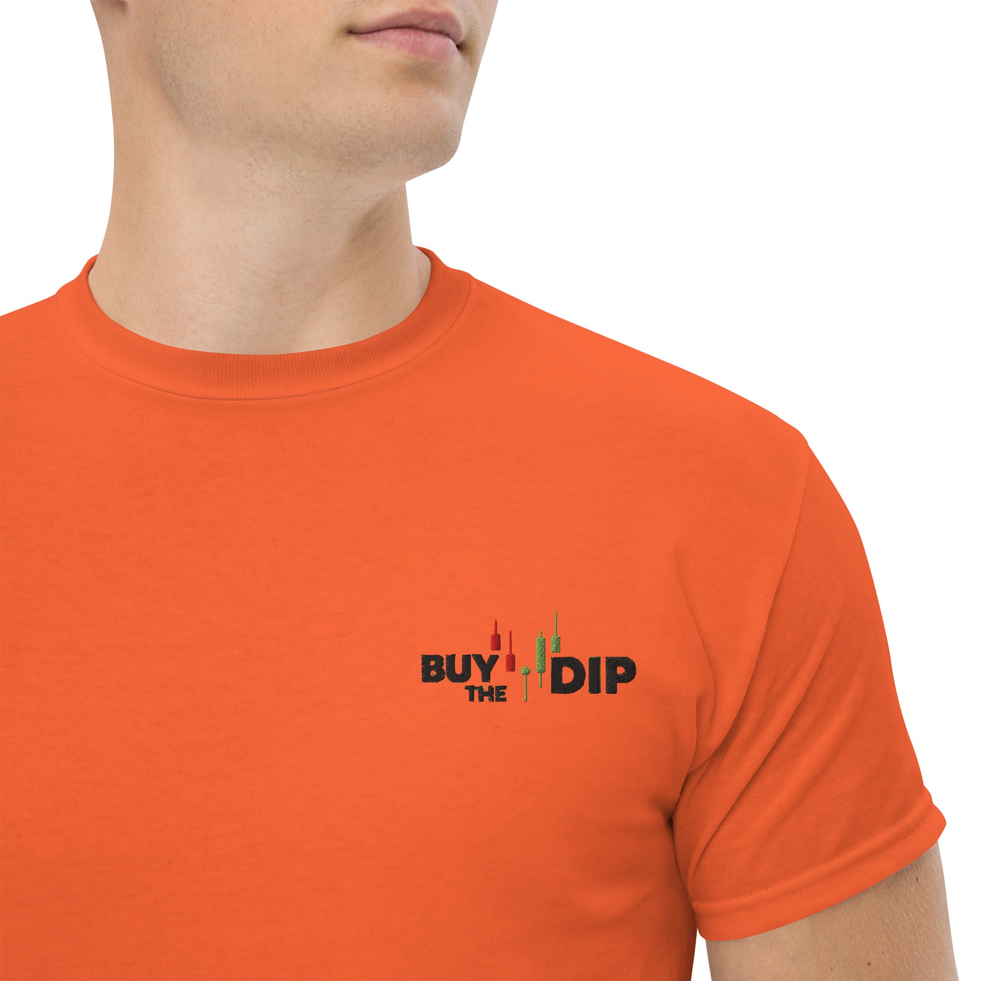 T-shirt Unisex Buy The Dip-Ricamati-Biiply-Arancione-S-Biiply