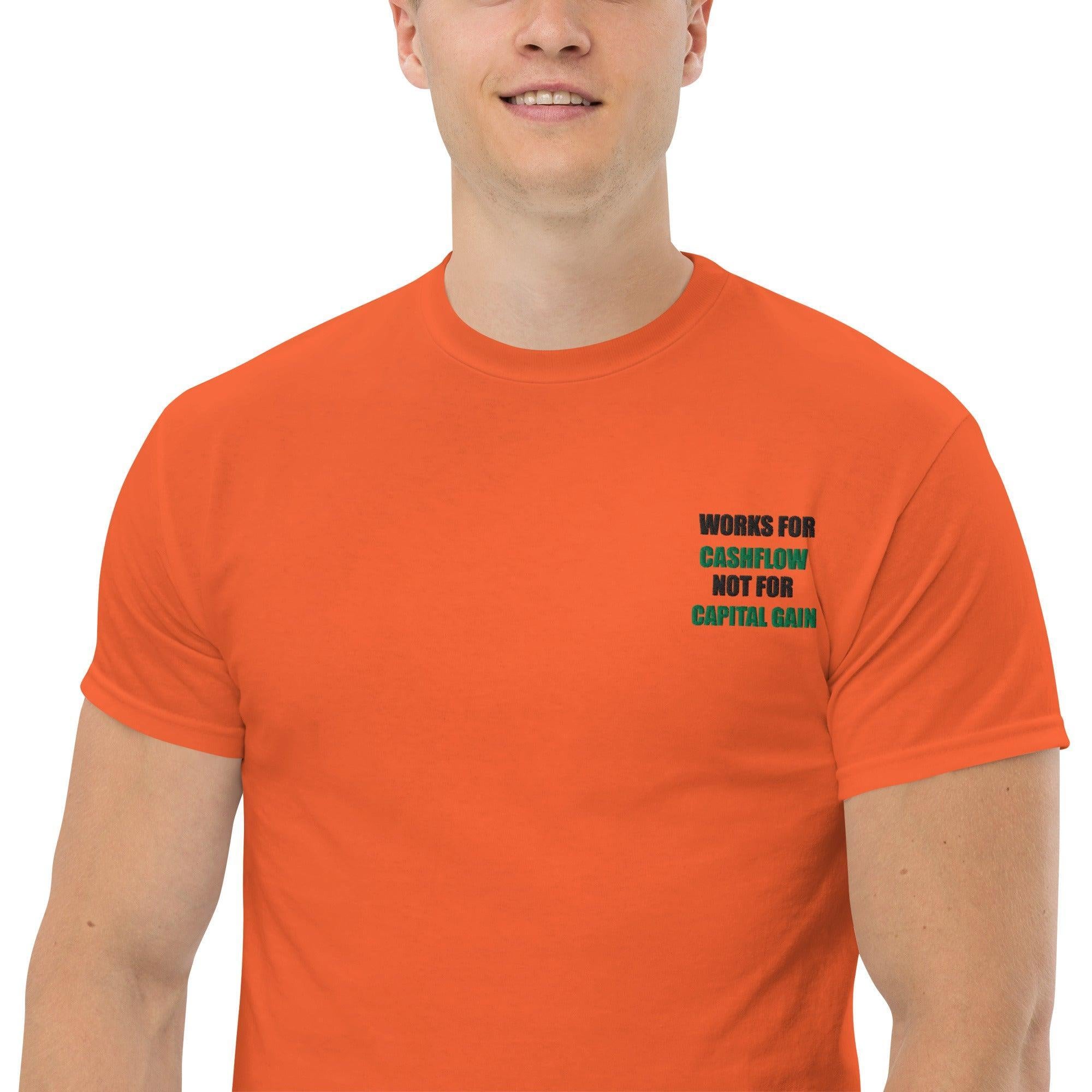 T-shirt Unisex Works Cashflow not Capitalgain-Ricamati-Biiply-Biiply