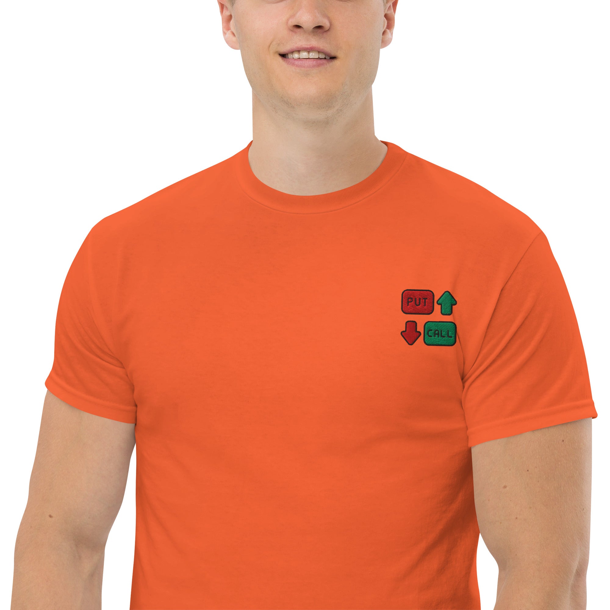 T-shirt Unisex Option Put & Call-Ricamati-Biiply-Biiply