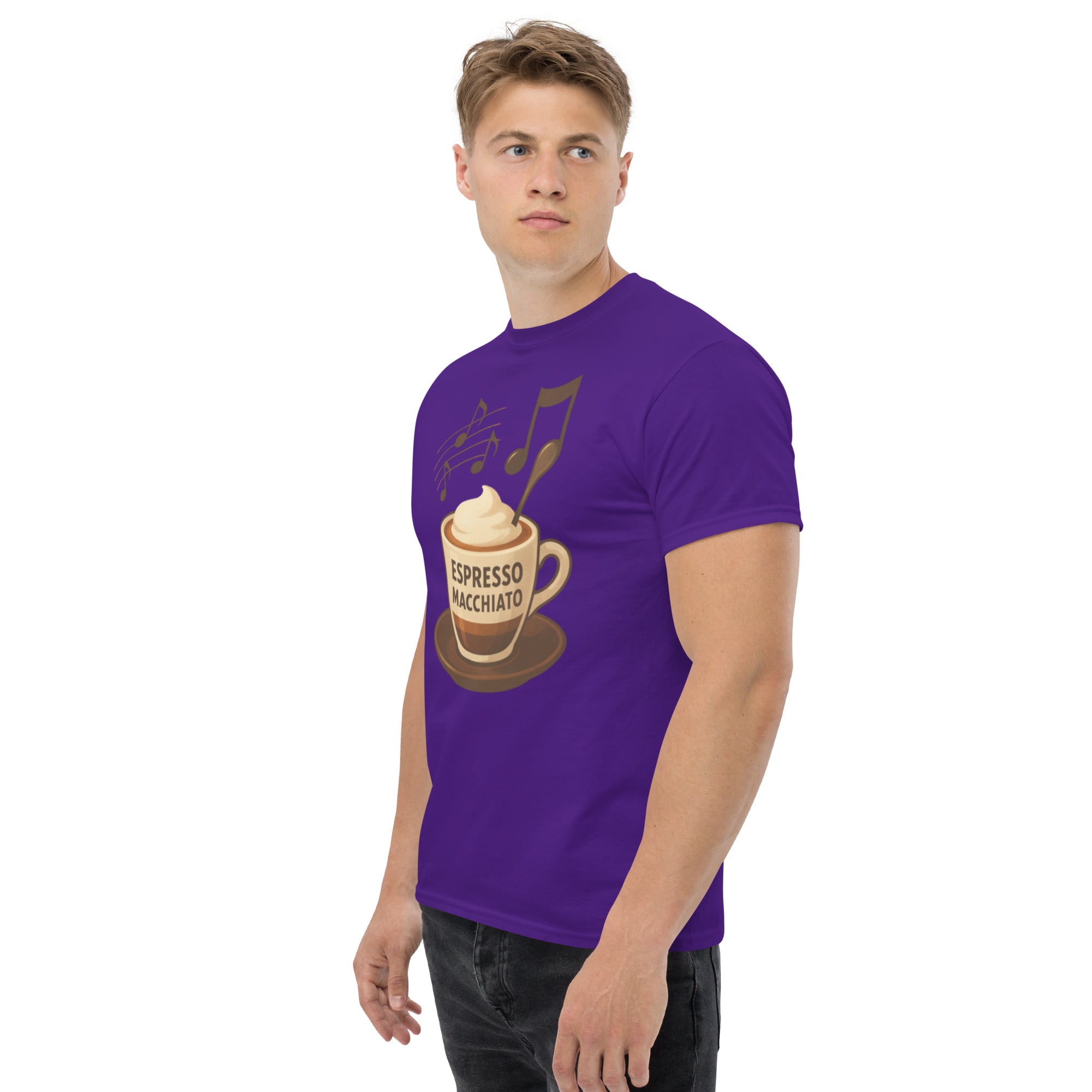 T-shirt Unisex Espresso Macchiato-DTG-Biiply-Biiply