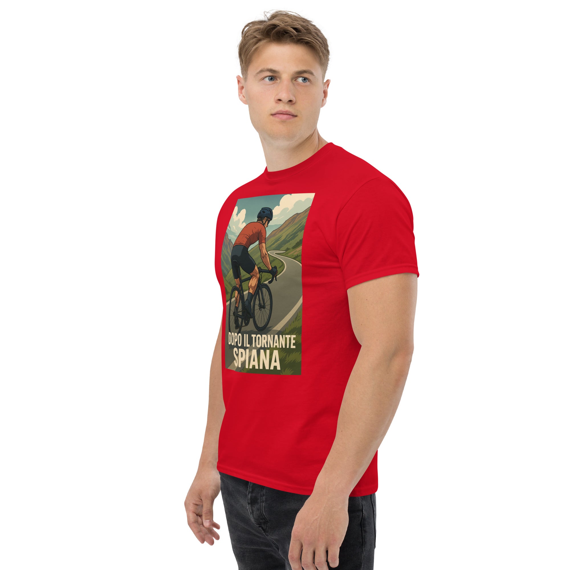 T-shirt Unisex Dopo il tornante spiana-DTG-Biiply-Biiply