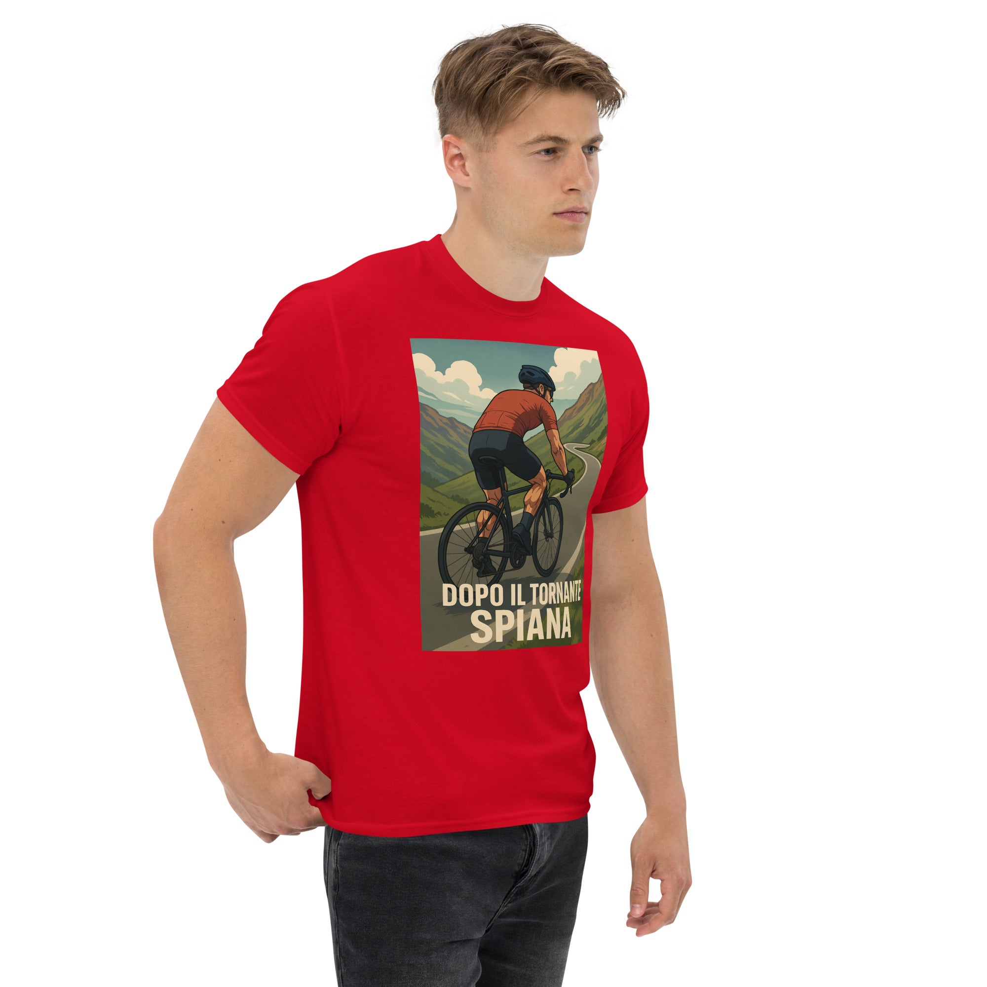 T-shirt Unisex Dopo il tornante spiana-DTG-Biiply-Biiply