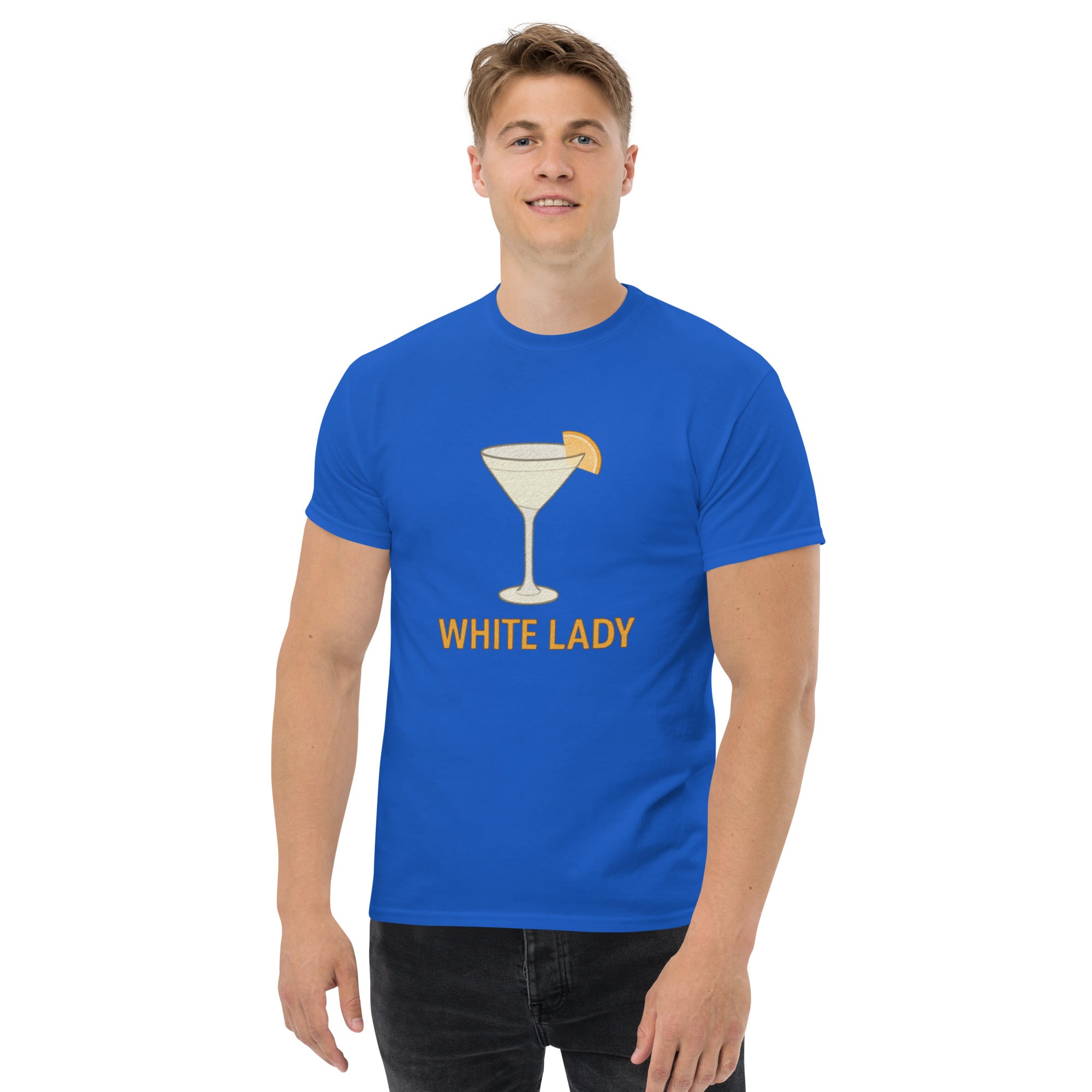T-shirt Unisex White Lady-DTG-Biiply-Royal-S-Biiply