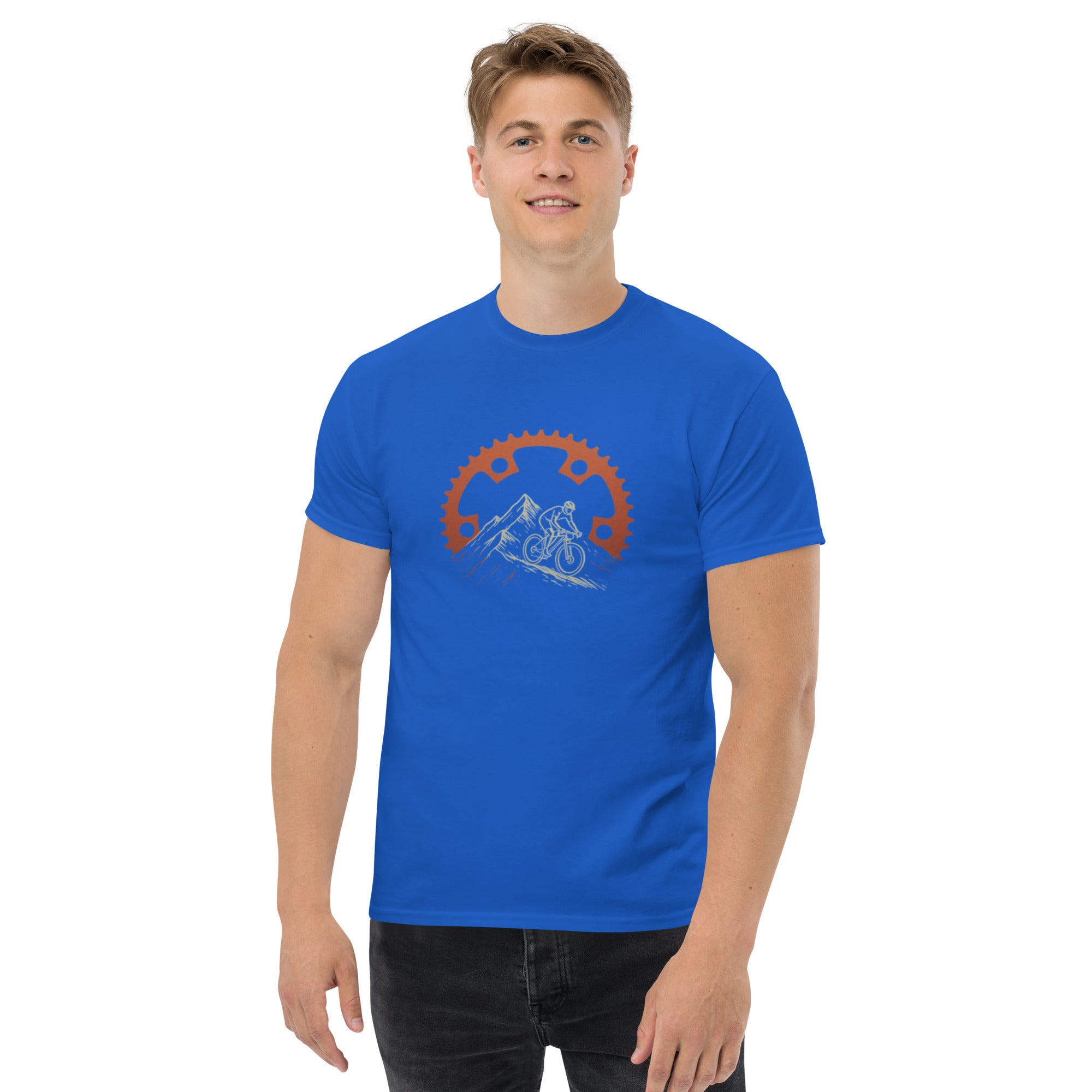 T-shirt Unisex Corona Mountain Bike-DTG-Biiply-Royal-S-Biiply