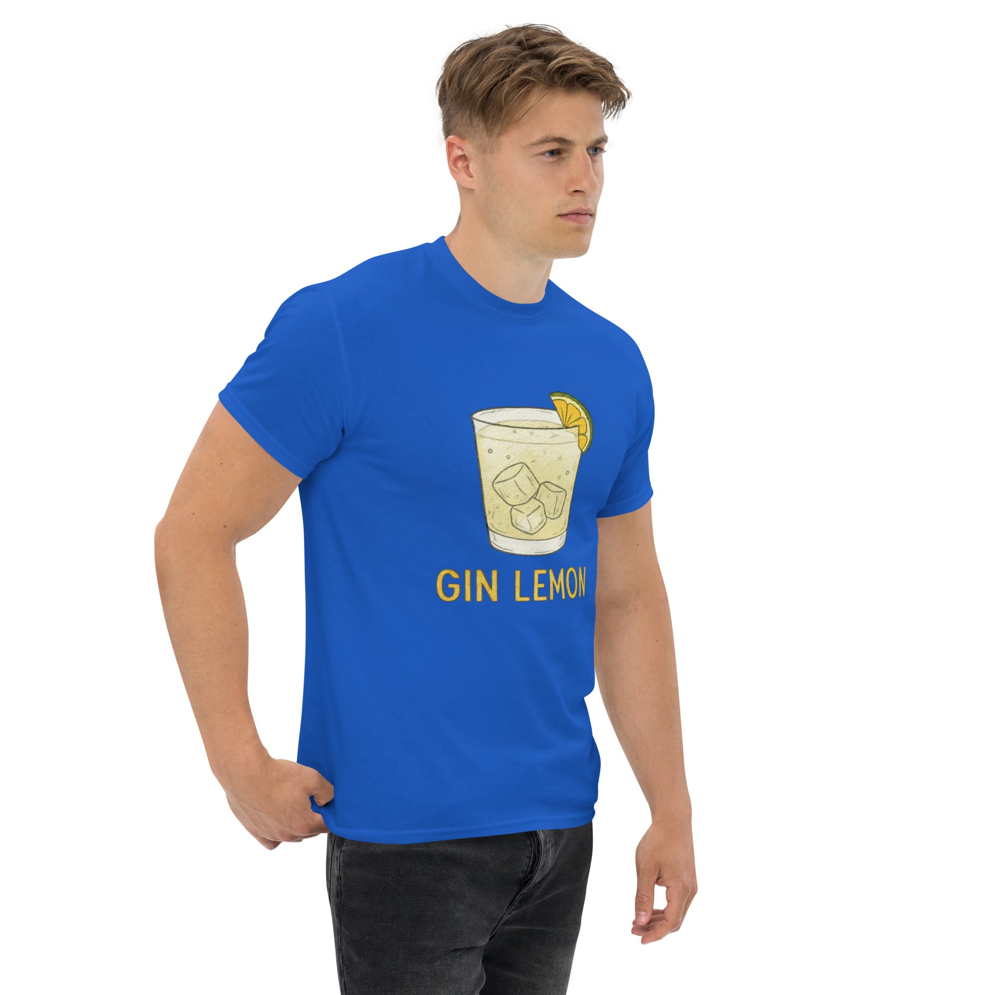 T-shirt Unisex Gin Lemon-DTG-Biiply-Biiply