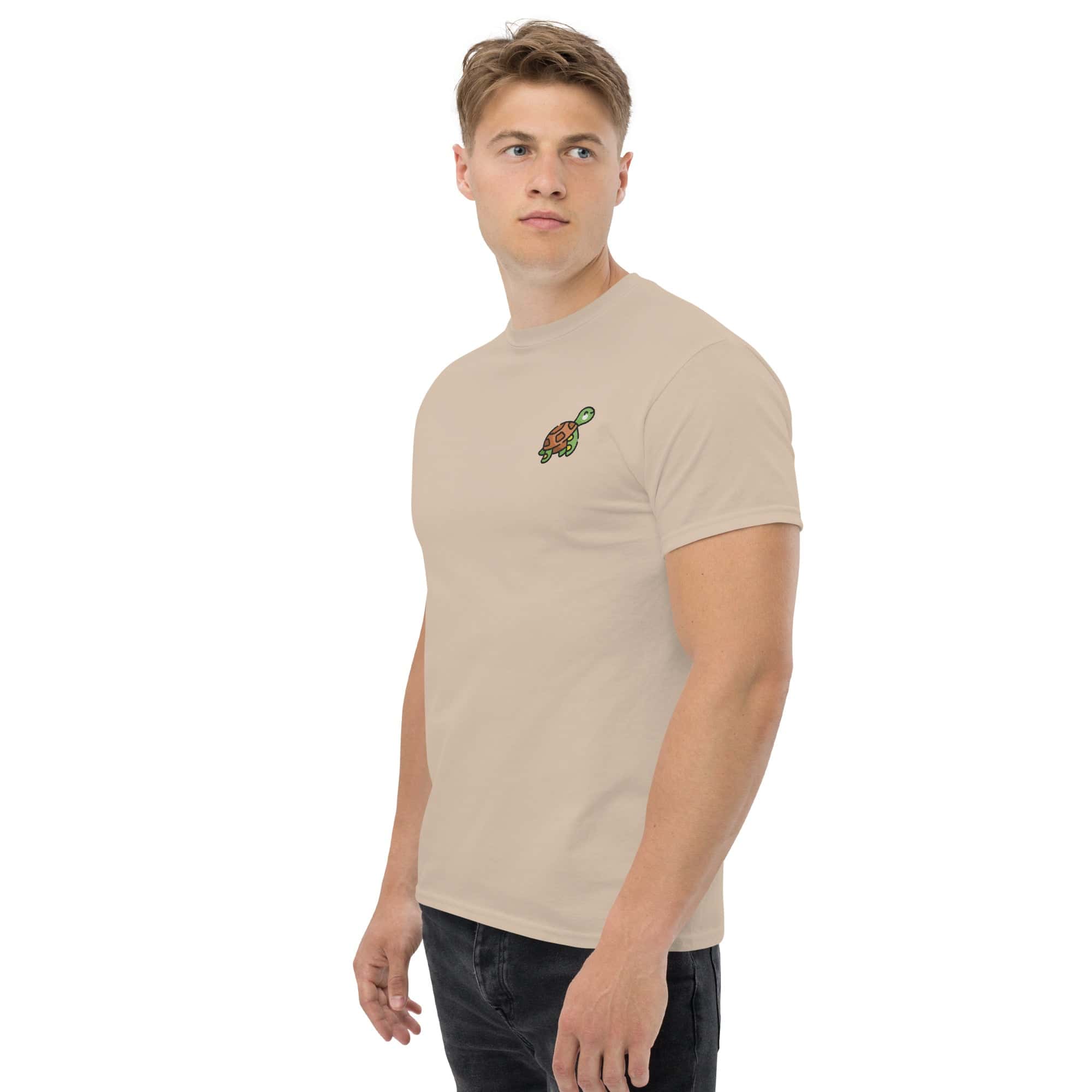 T-shirt Unisex Tartaruga-Ricamati-Biiply-Biiply