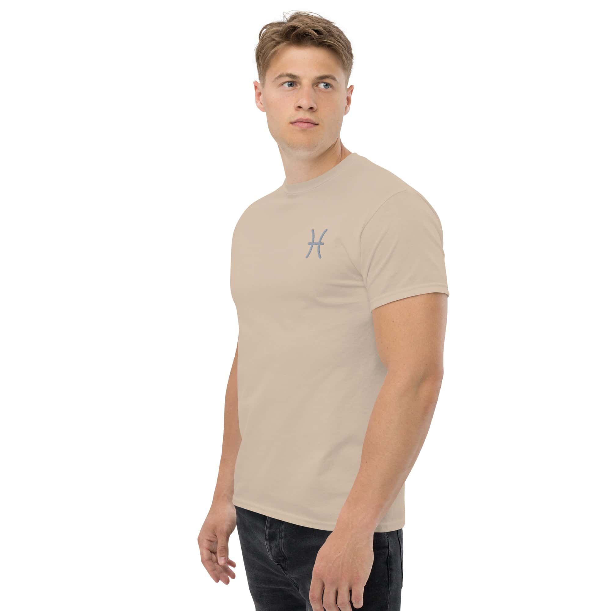 T-shirt Unisex Pesci-Ricamati-Biiply-Biiply