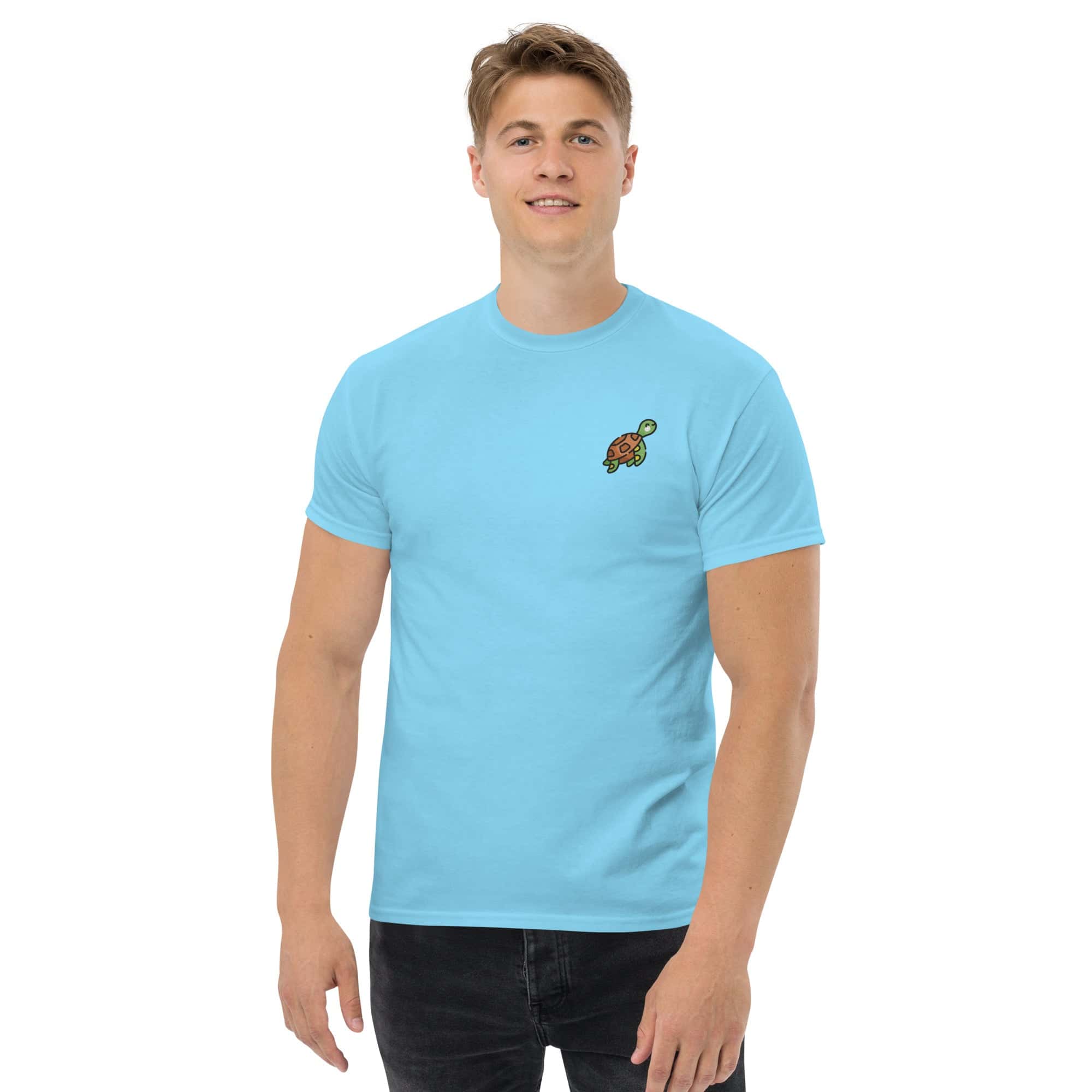 T-shirt Unisex Tartaruga-Ricamati-Biiply-Biiply