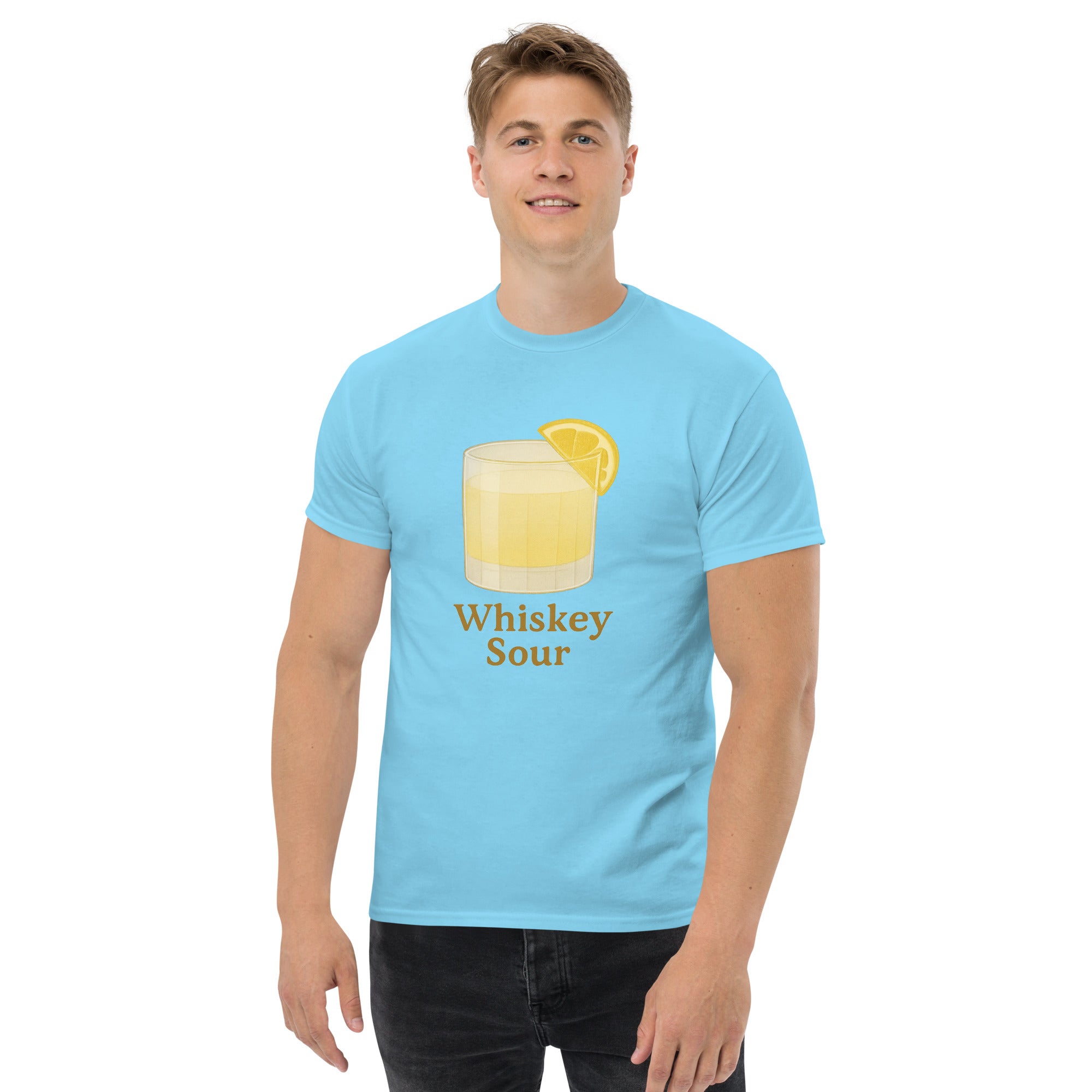 T-shirt Unisex Whiskey Sour-DTG-Biiply-Cielo-S-Biiply