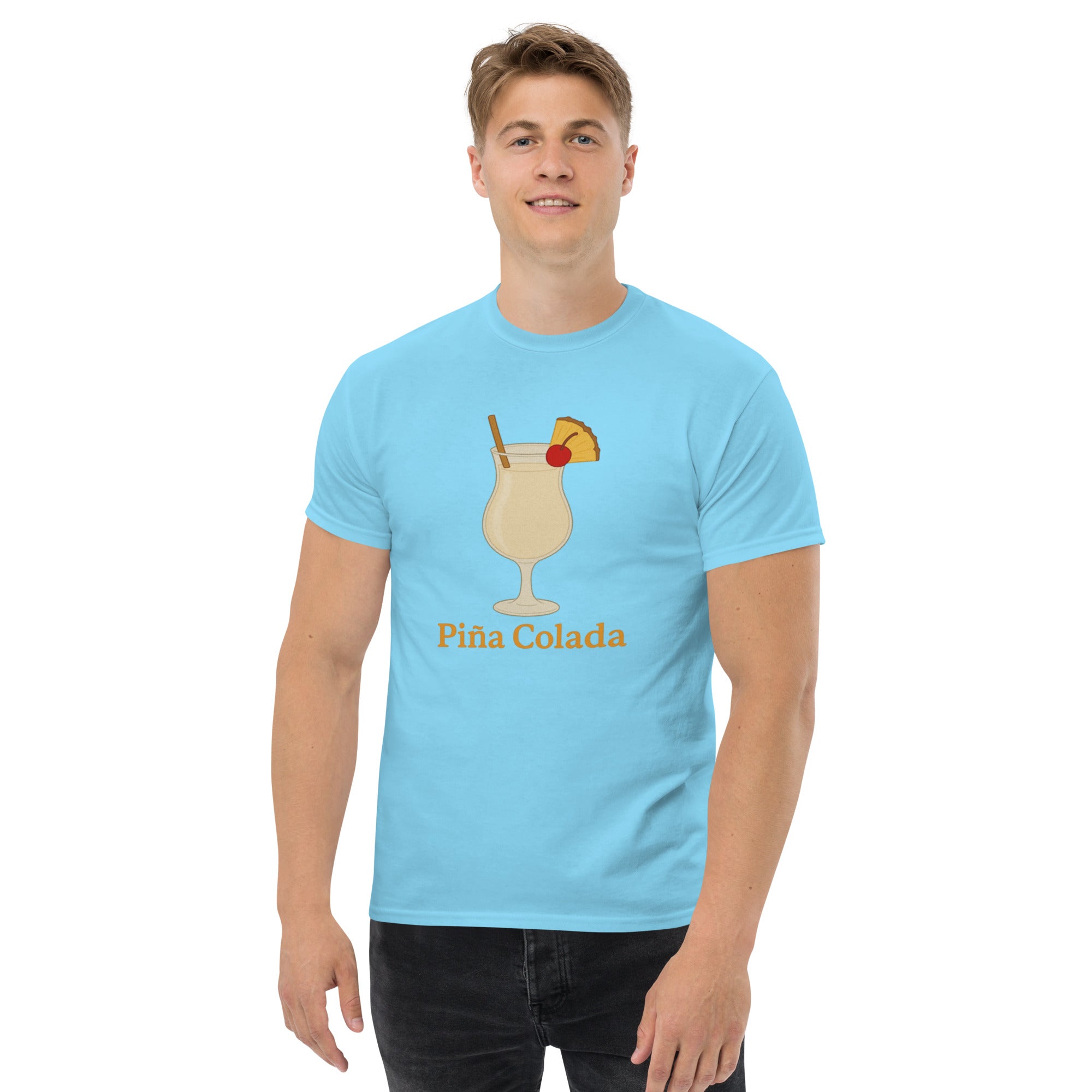 T-shirt Unisex Pina Colada-DTG-Biiply-Cielo-S-Biiply