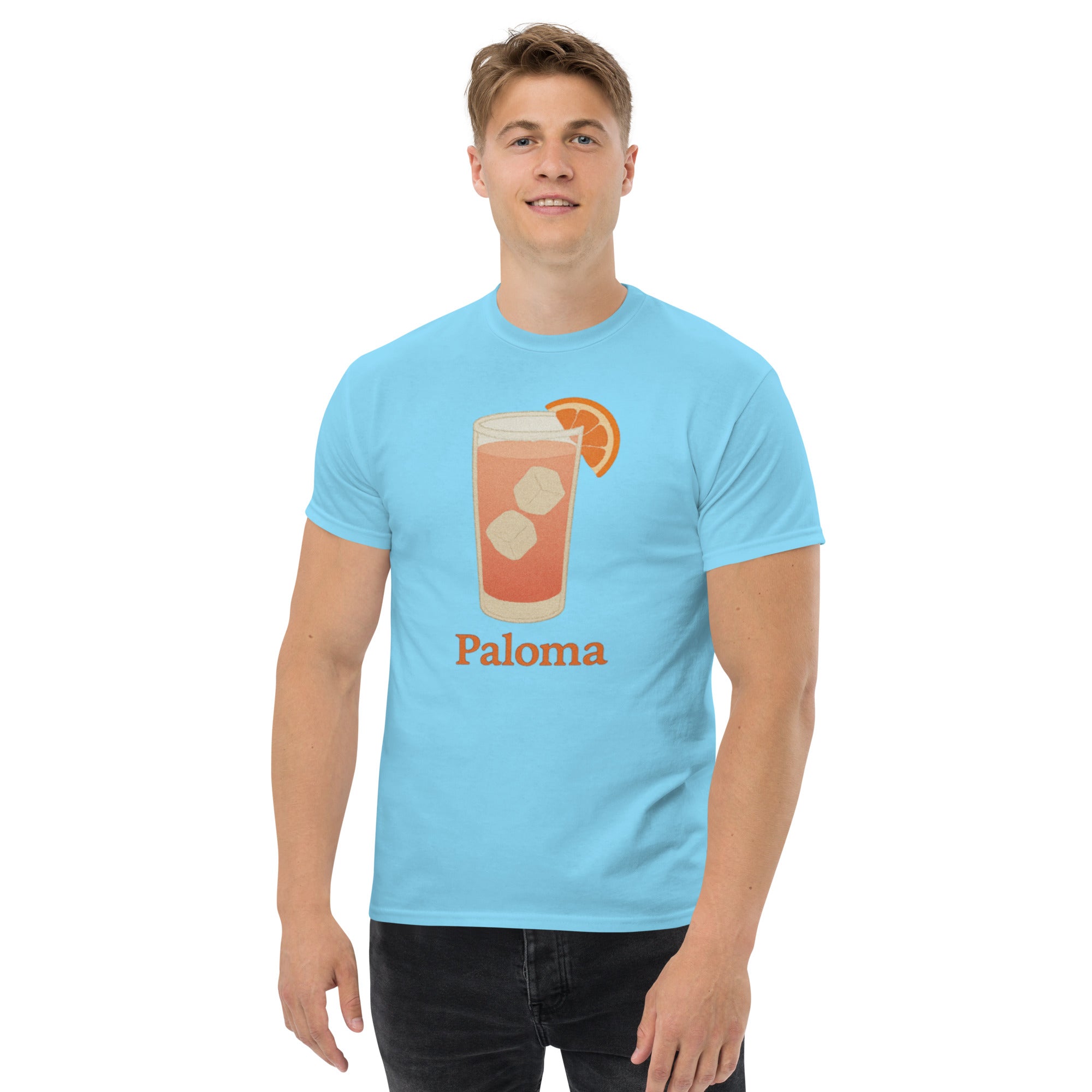 T-shirt Unisex Paloma-DTG-Biiply-Cielo-S-Biiply