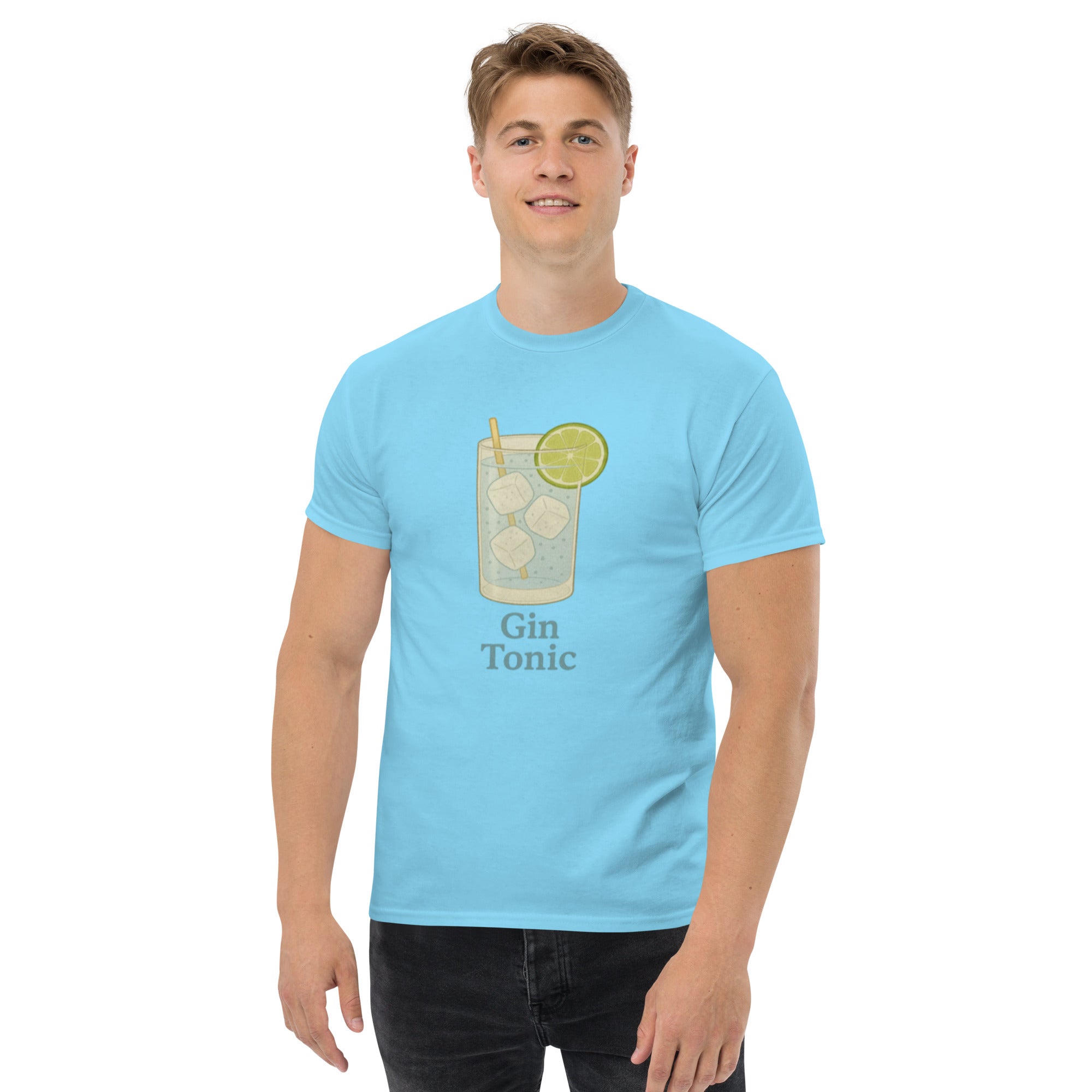 T-shirt Unisex Gin Tonic-DTG-Biiply-Cielo-S-Biiply