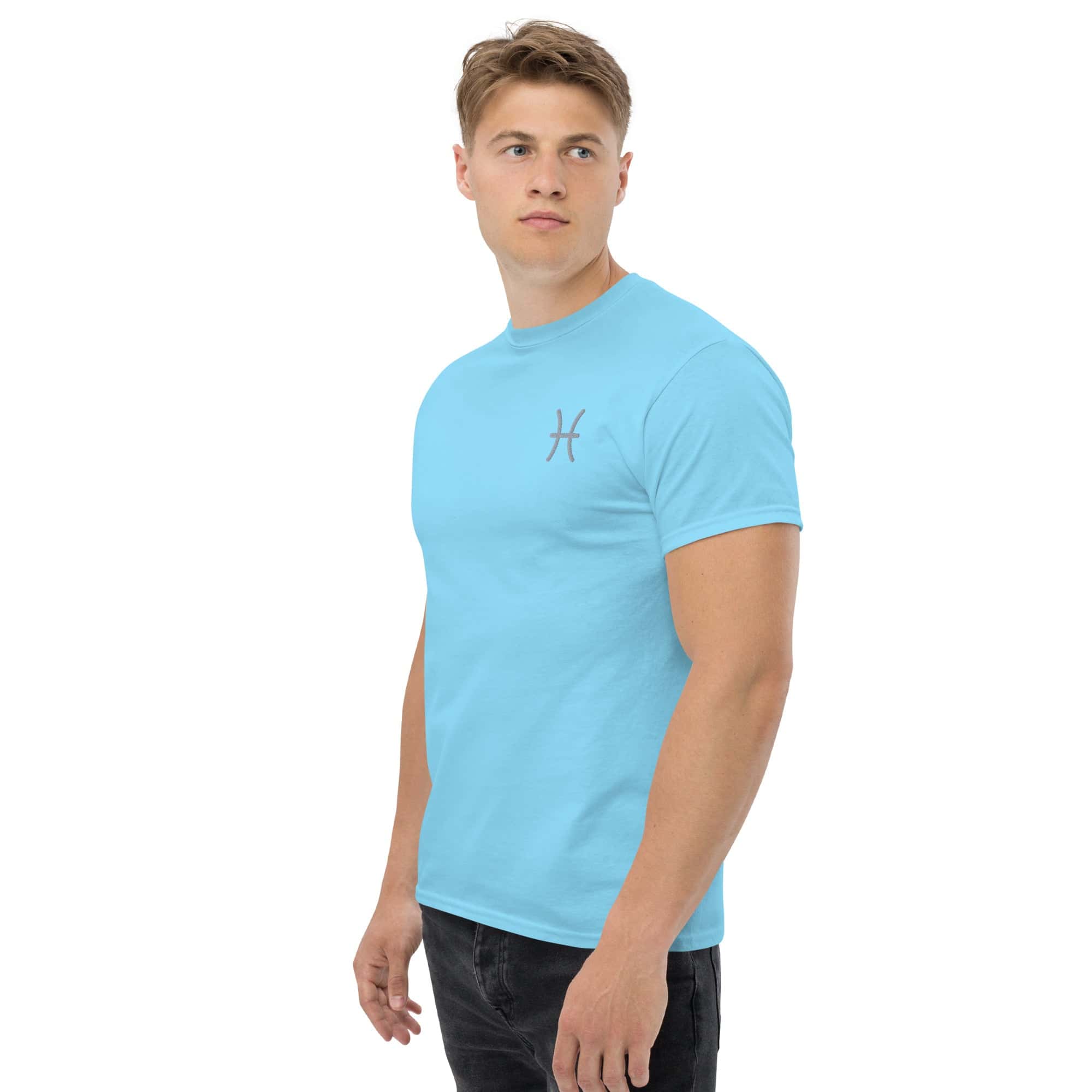 T-shirt Unisex Pesci-Ricamati-Biiply-Biiply