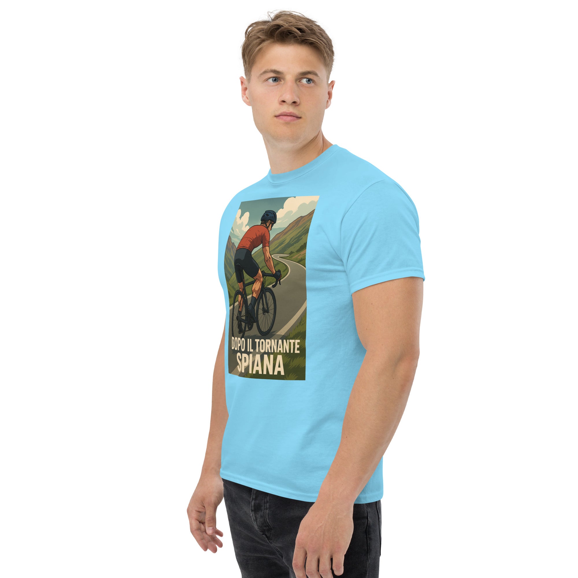 T-shirt Unisex Dopo il tornante spiana-DTG-Biiply-Biiply