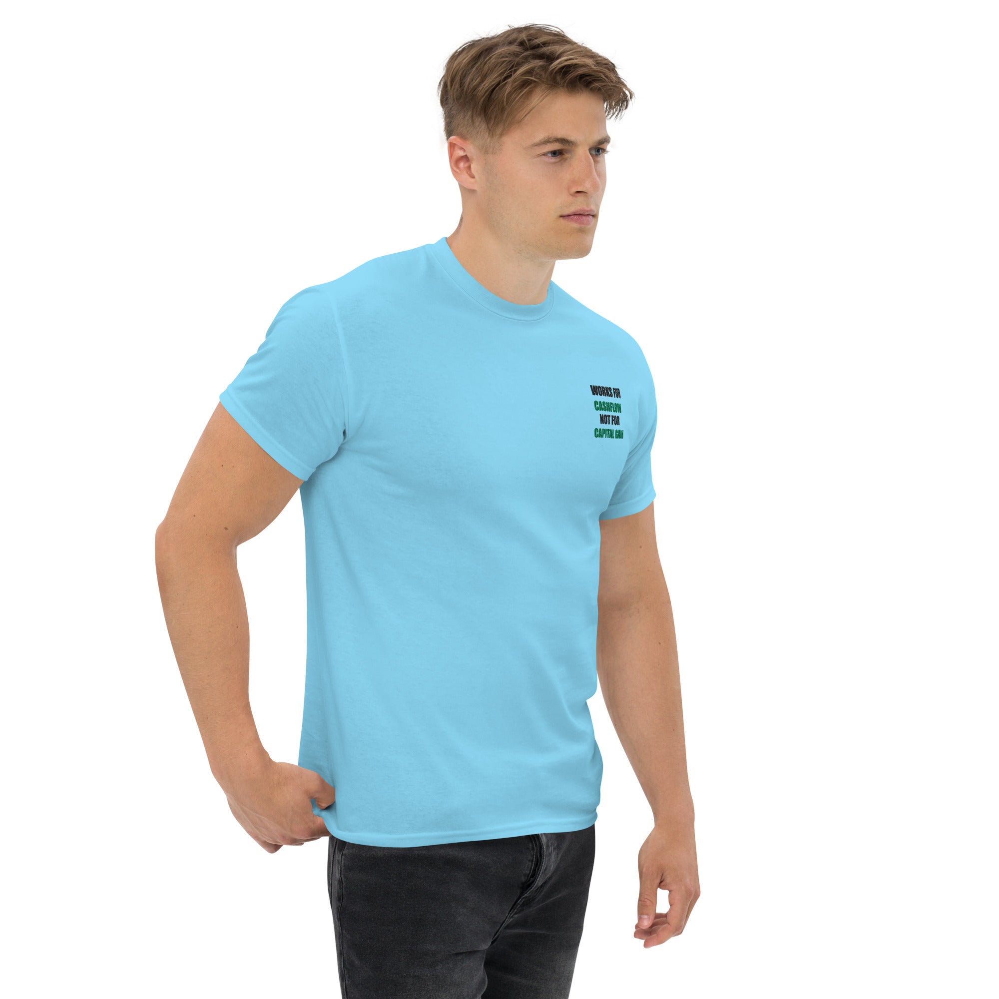 T-shirt Unisex Works Cashflow not Capitalgain-Ricamati-Biiply-Biiply