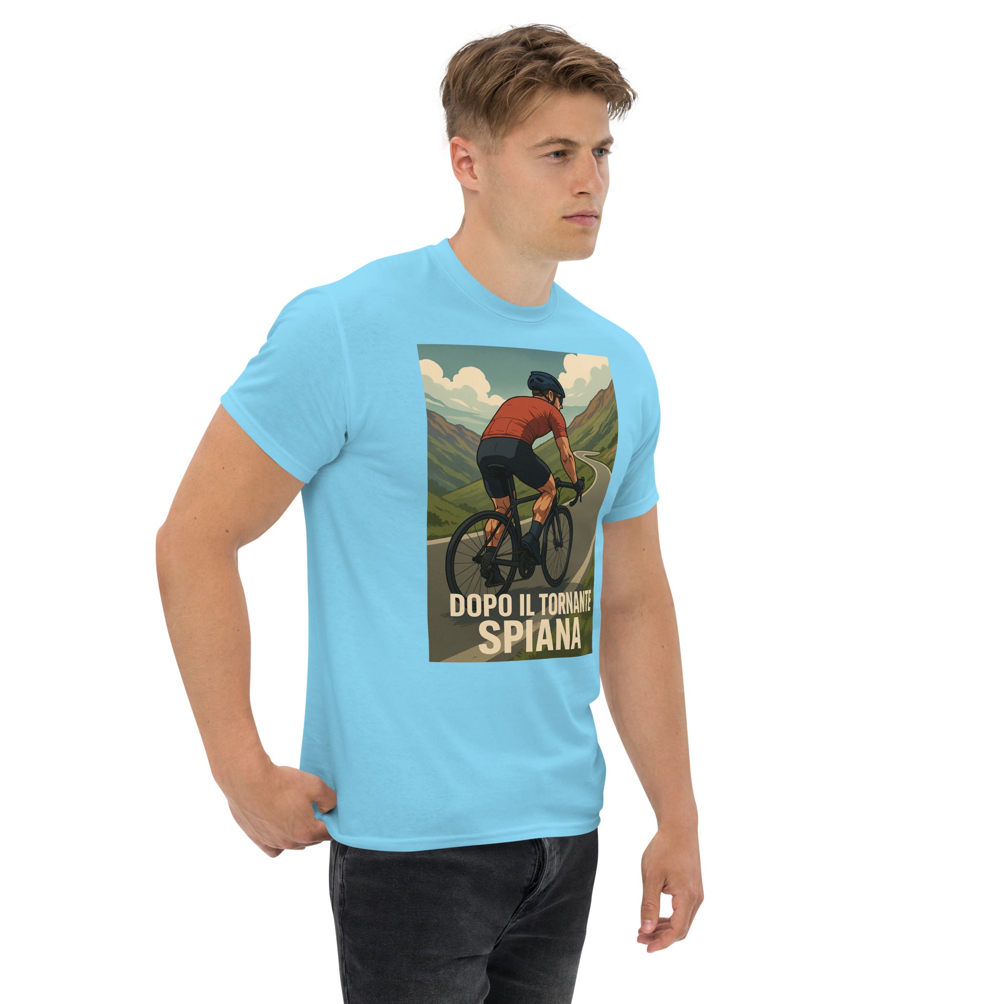 T-shirt Unisex Dopo il tornante spiana-DTG-Biiply-Biiply