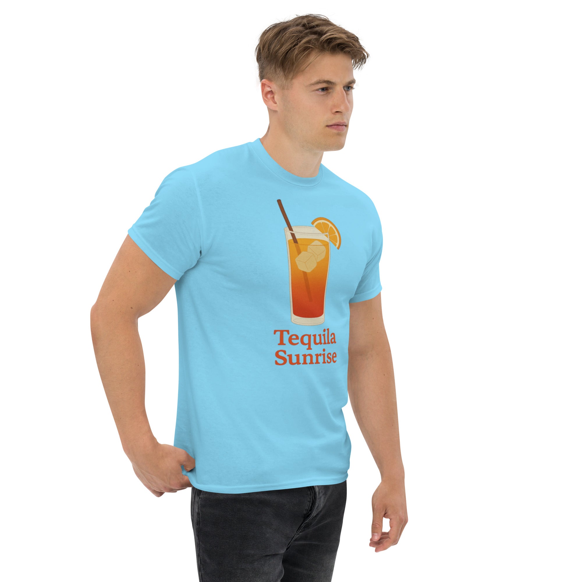 T-shirt Unisex Tequila Sunrise-DTG-Biiply-Biiply