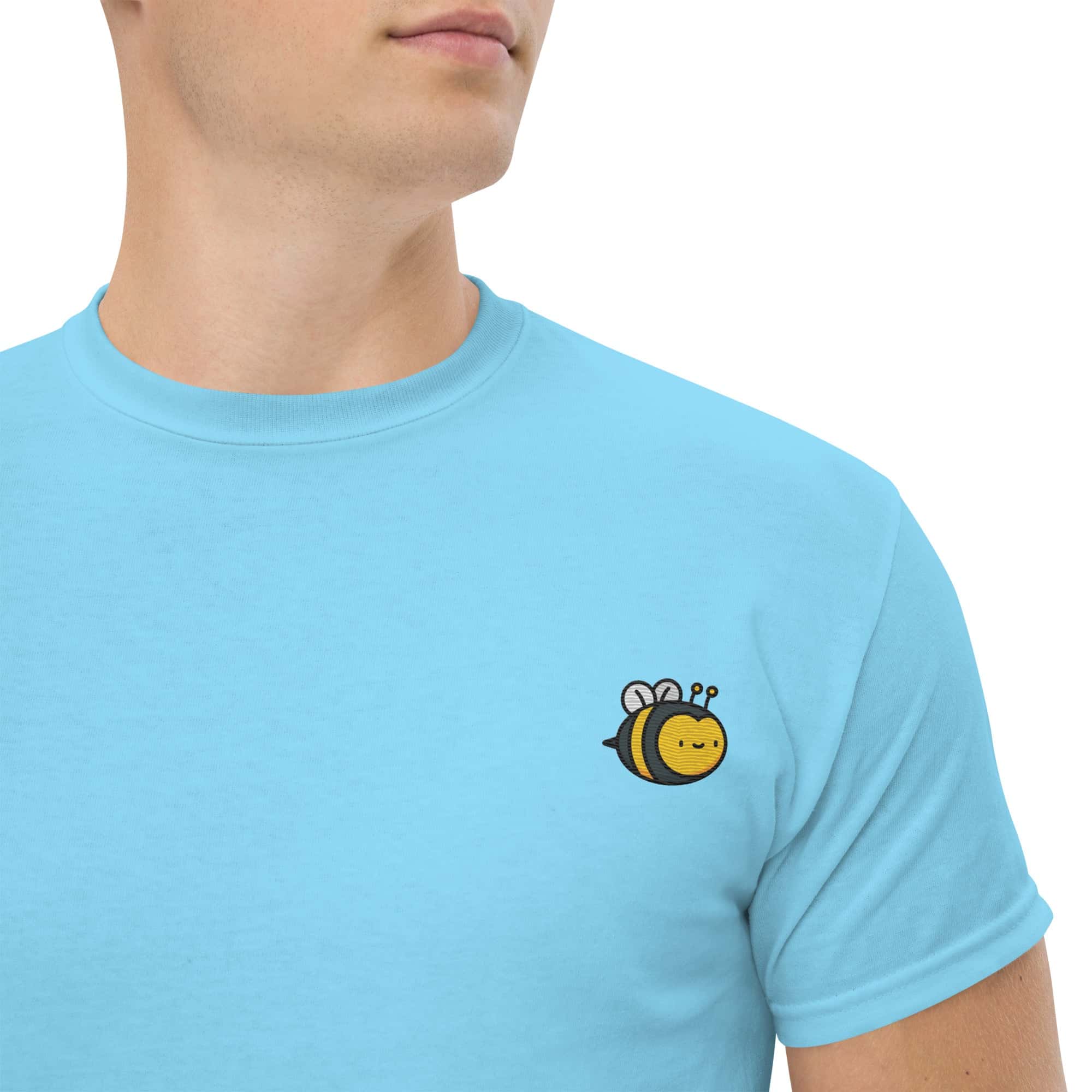 T-shirt Unisex Ape-Ricamati-Biiply-Cielo-S-Biiply