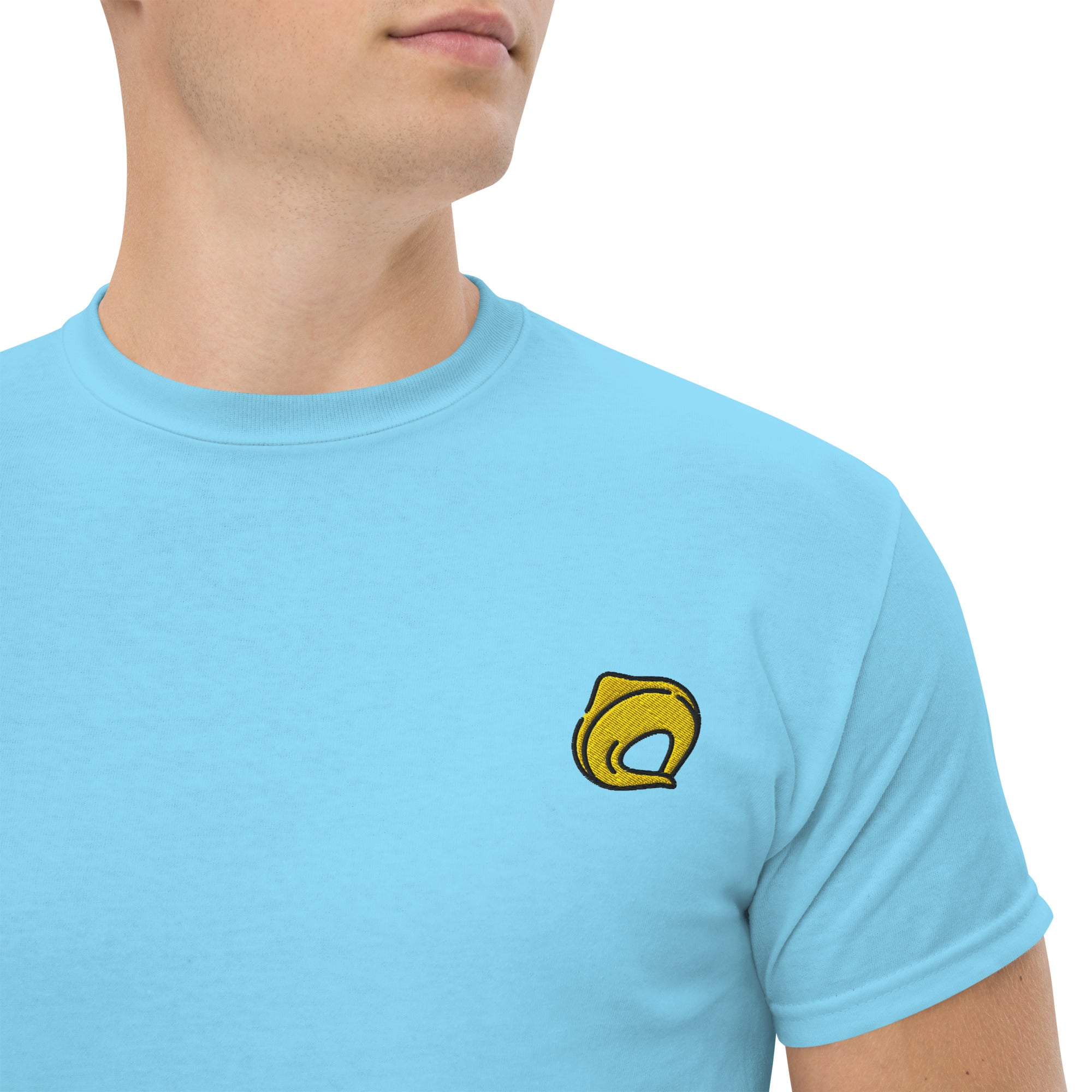 T-shirt Unisex Tortellino-Ricamati-Biiply-Cielo-S-Biiply