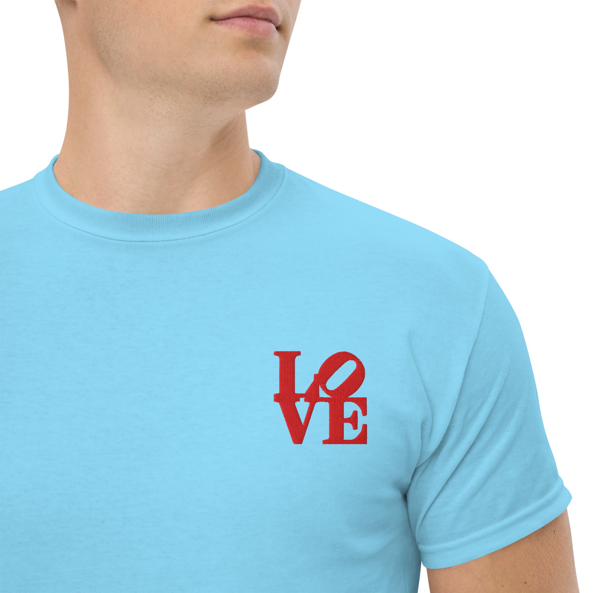 T-shirt Unisex Love-Ricamati-Biiply-Cielo-S-Biiply