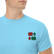 T-shirt Unisex Option Put & Call-Ricamati-Biiply-Cielo-S-Biiply