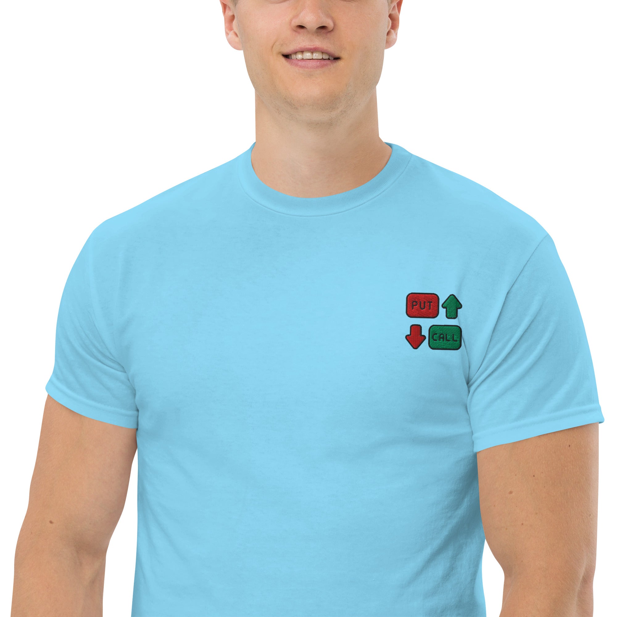 T-shirt Unisex Option Put & Call-Ricamati-Biiply-Biiply