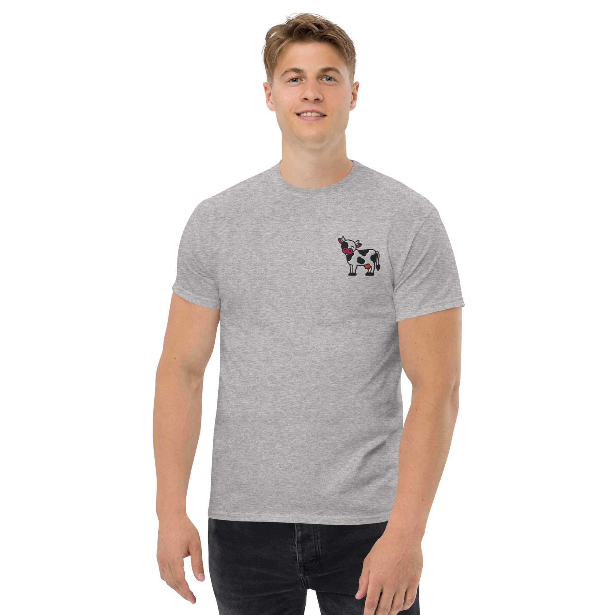 T-shirt Unisex Mucca-Ricamati-Biiply-Biiply