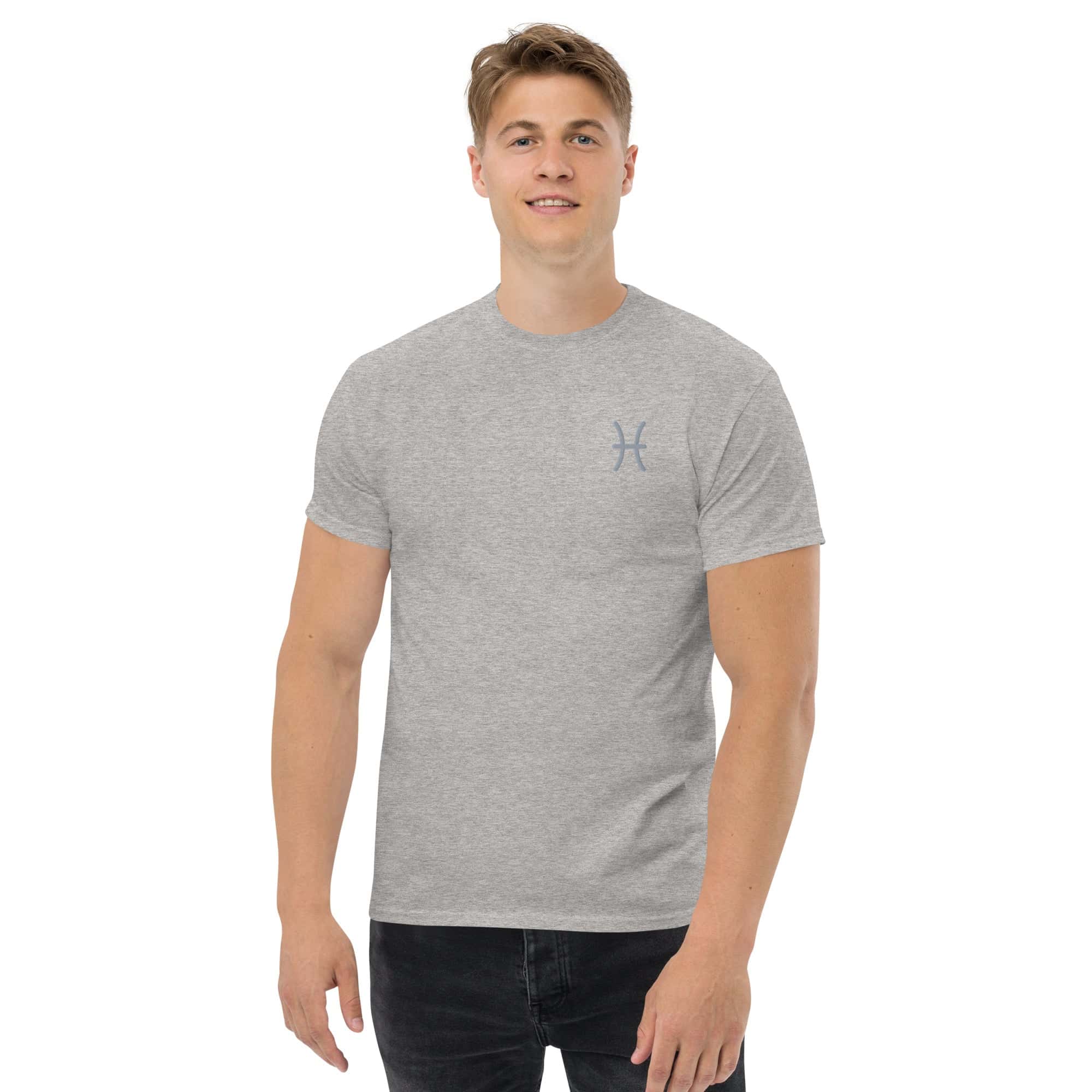 T-shirt Unisex Pesci-Ricamati-Biiply-Biiply