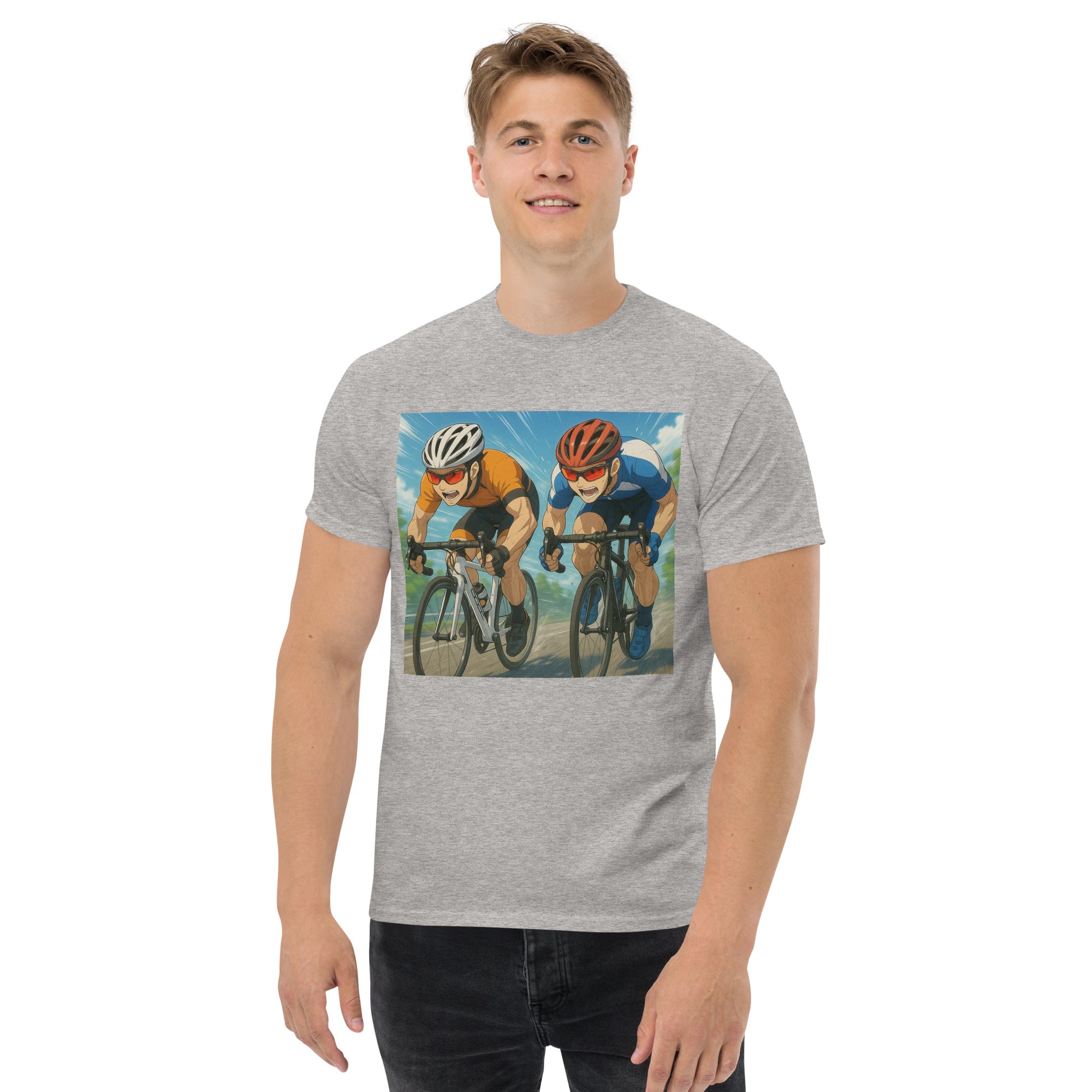 T-shirt Unisex Sprint-DTG-Biiply-Grigio Sportivo-S-Biiply