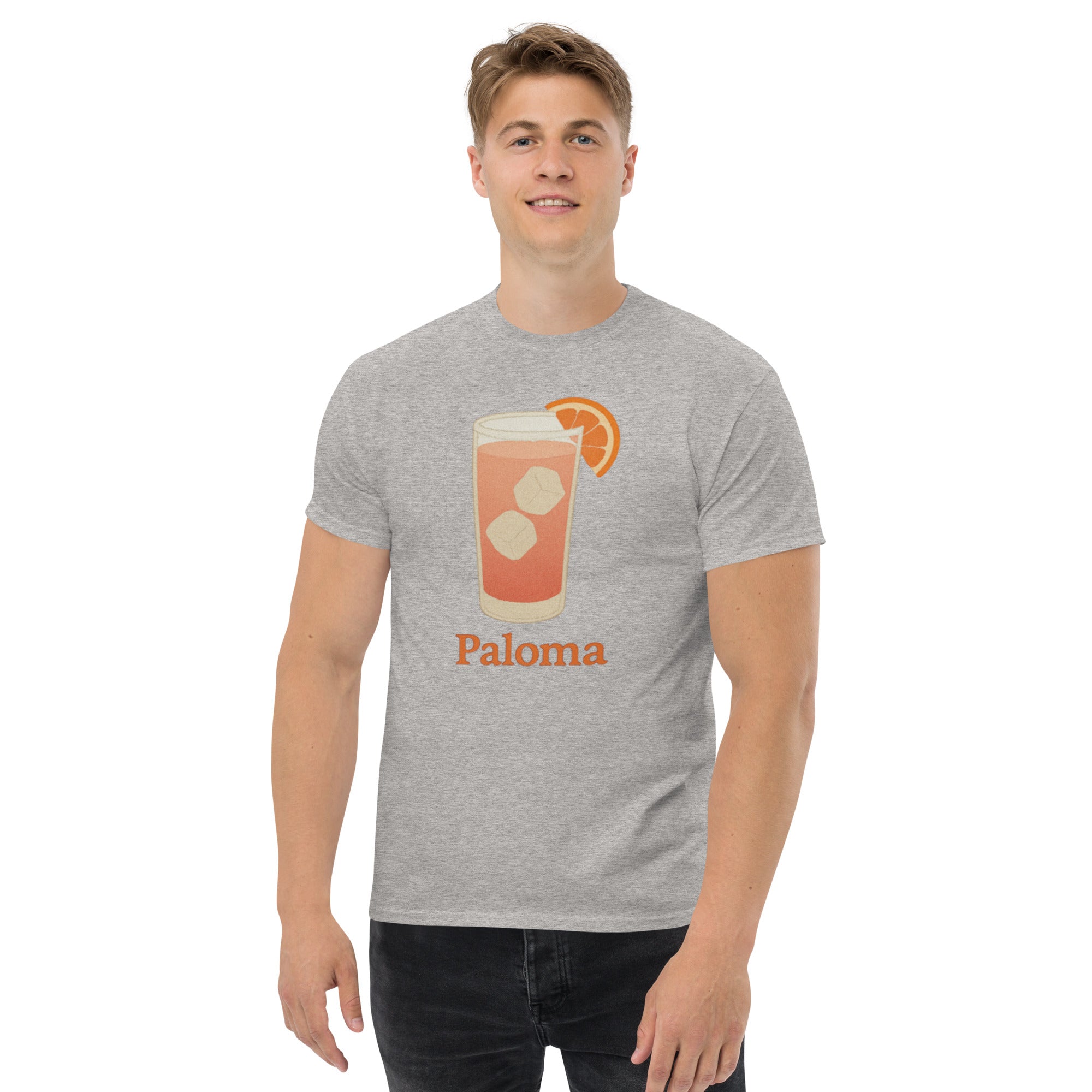 T-shirt Unisex Paloma-DTG-Biiply-Grigio Sportivo-S-Biiply