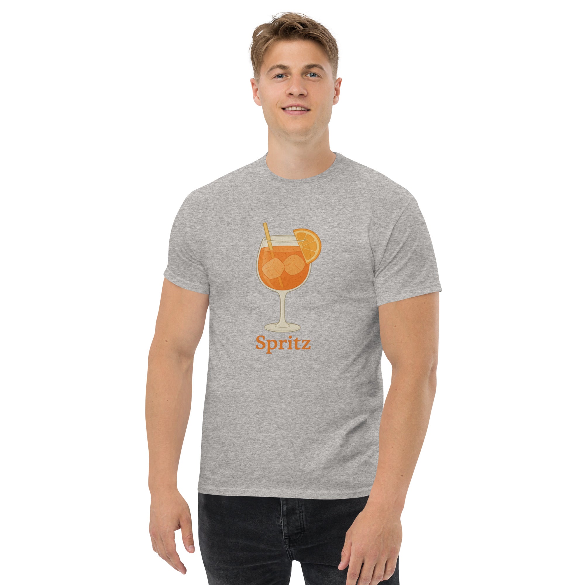 T-shirt Unisex Spritz-DTG-Biiply-Grigio Sportivo-S-Biiply