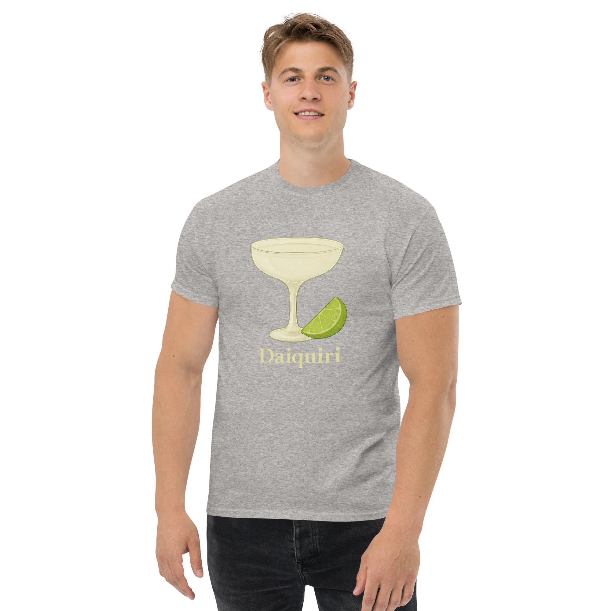 T-shirt Unisex Daiquiri-DTG-Biiply-Grigio Sportivo-S-Biiply
