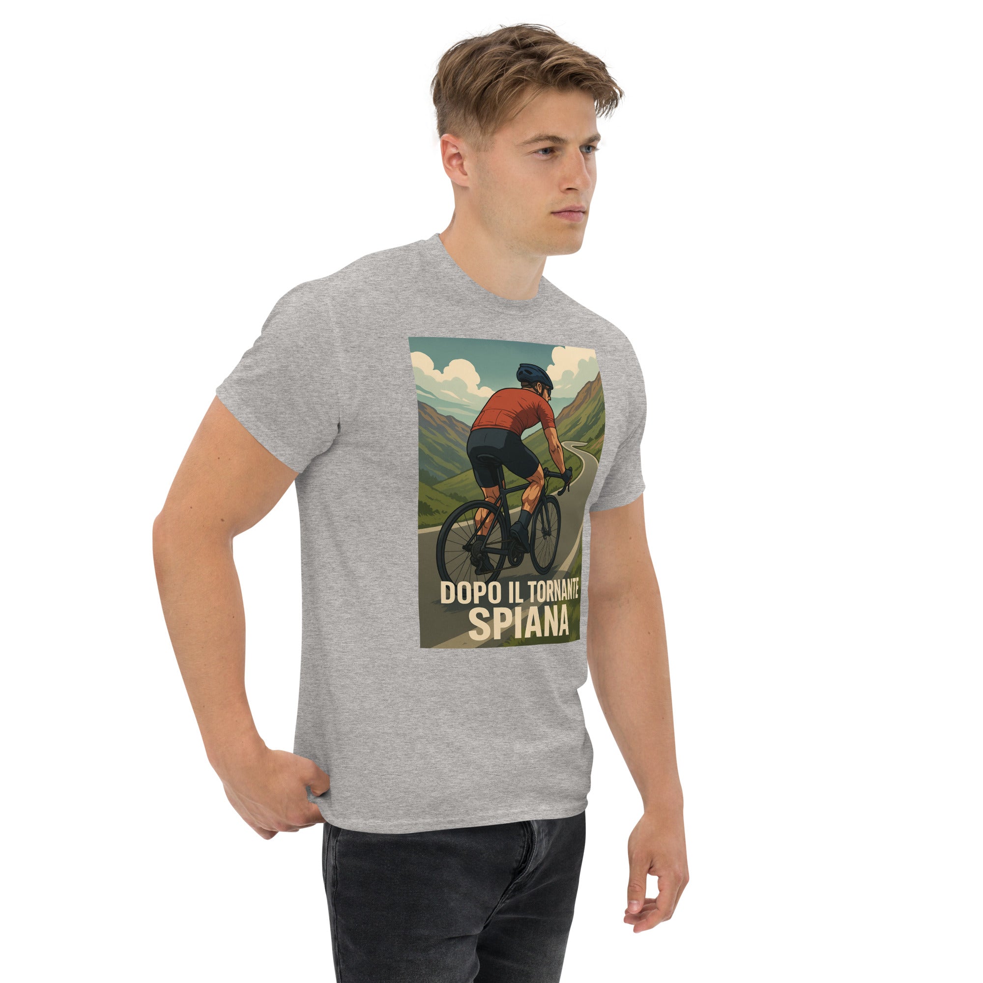 T-shirt Unisex Dopo il tornante spiana-DTG-Biiply-Biiply