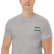 T-shirt Unisex Works Cashflow not Capitalgain White logo-Ricamati-Biiply-Biiply